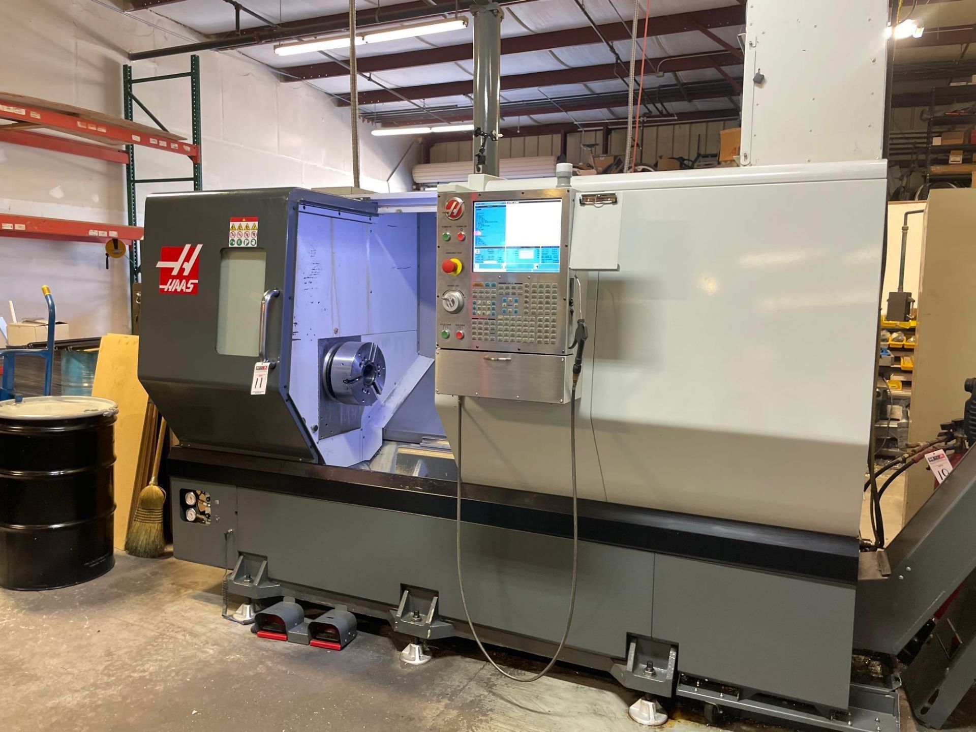 Haas ST-30 3-Axis CNC Lathe, C-Axis, 12" Hydraulic Chuck, 12 Position Turret, High Torque, New 2017 - Image 4 of 12