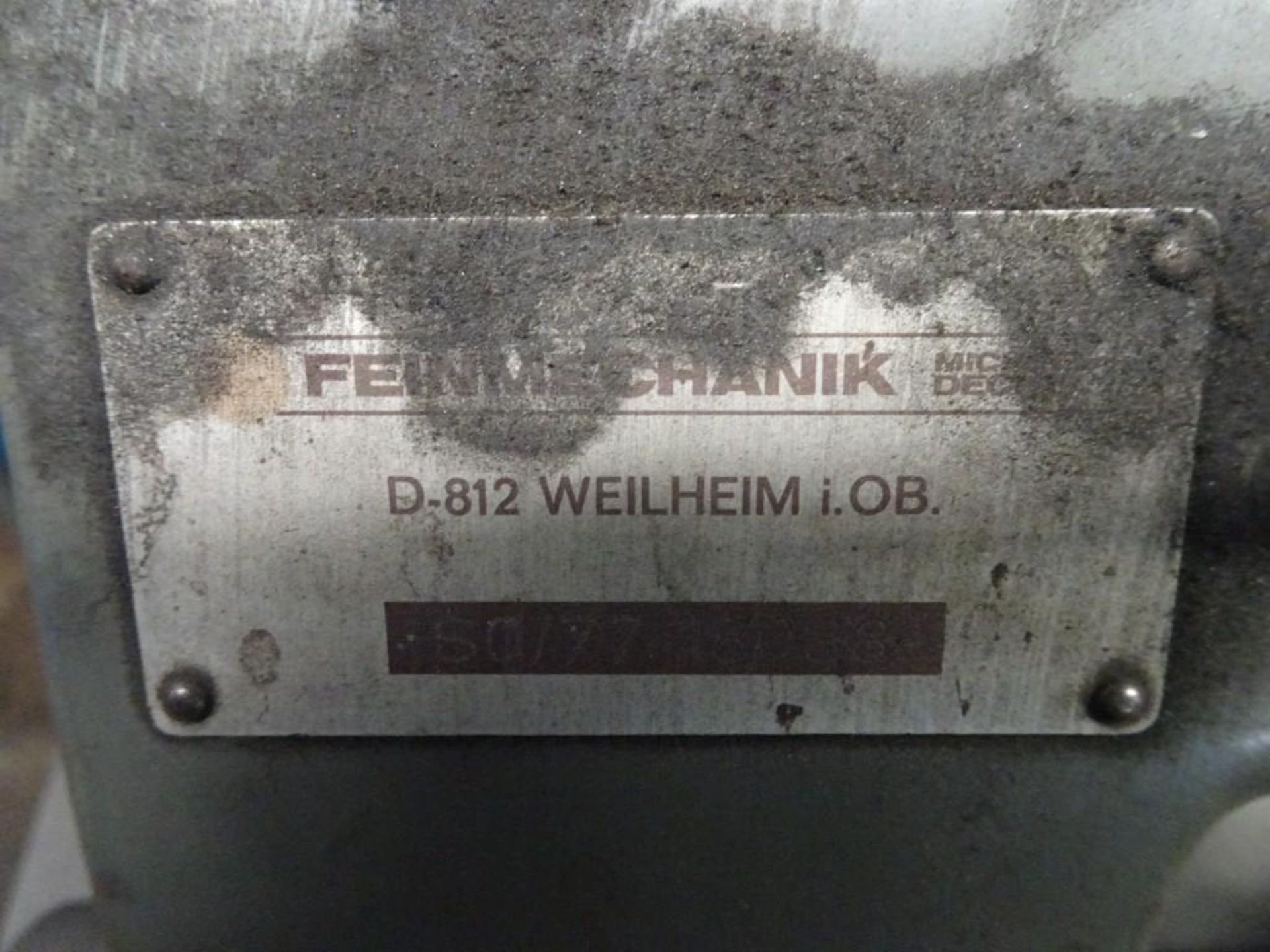 Feinmechanik D-812 Tool Cutter Grinder - Image 3 of 3