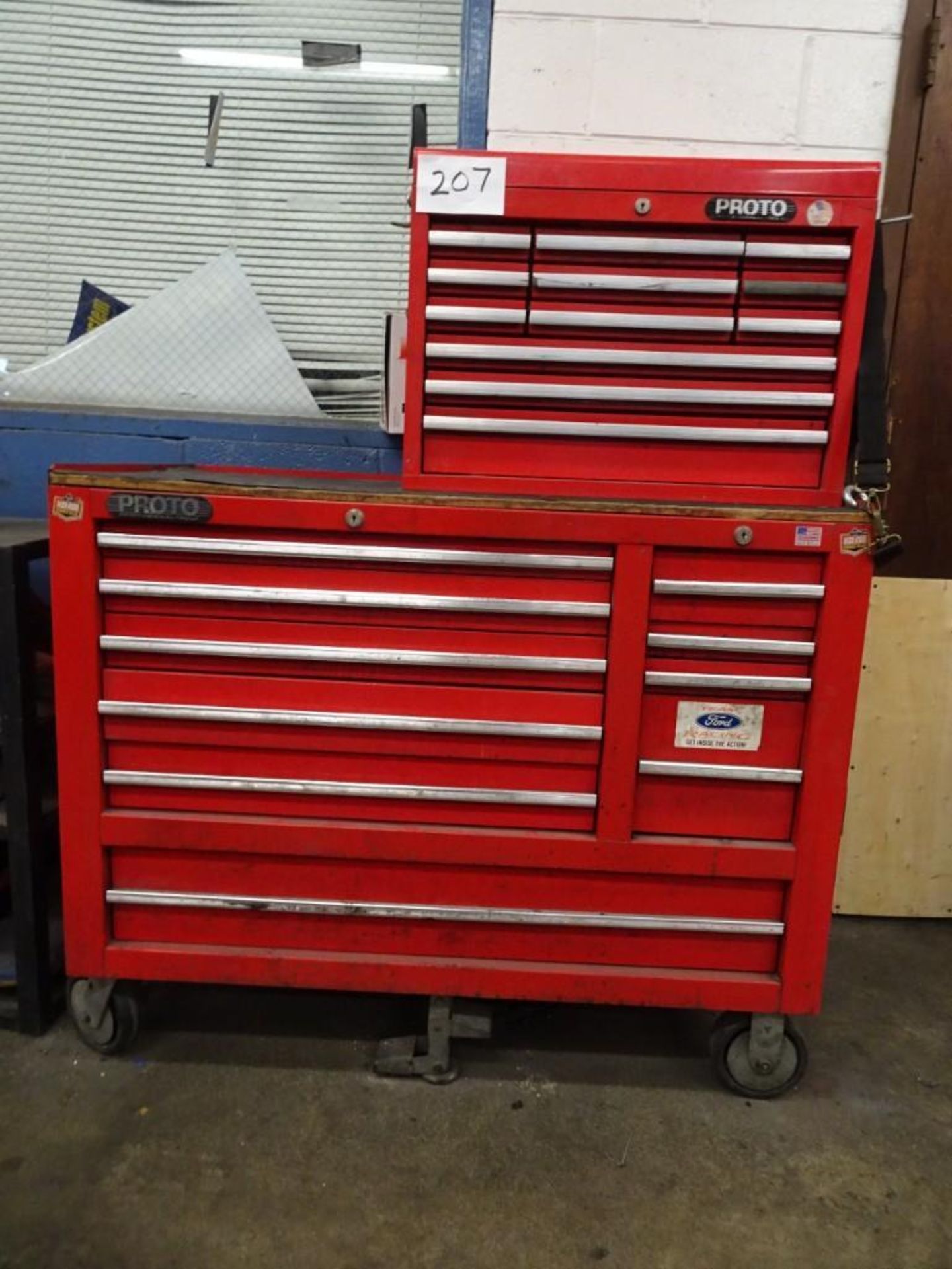 Proto 10 Drawer Toolbox w/ (1) Proto 12 Drawer Toolbox