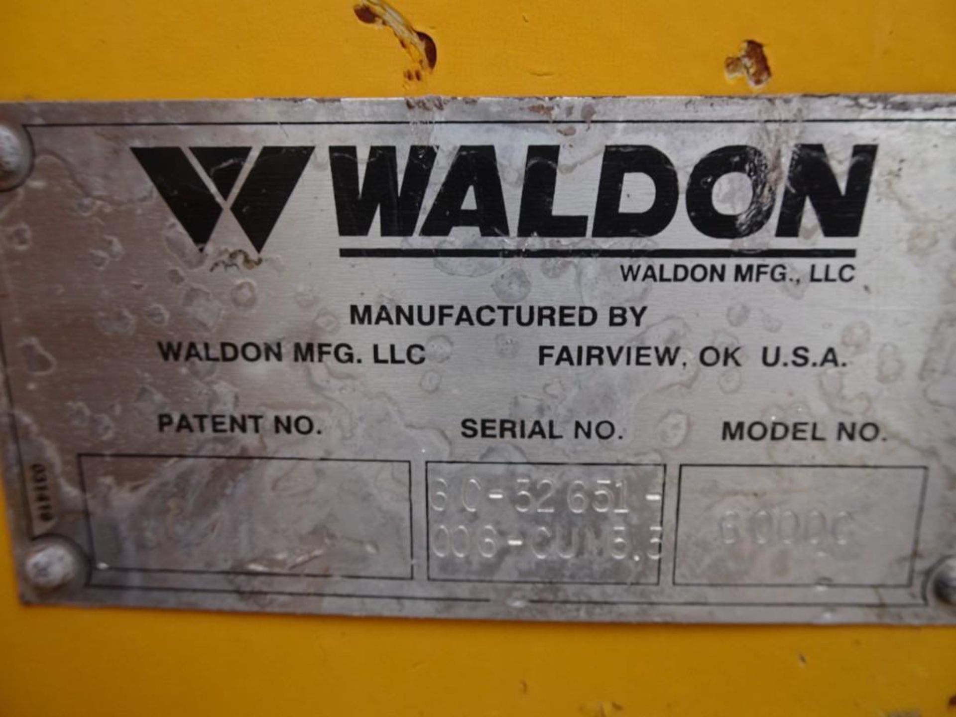 Waldon 6000C Wheel Loader, s/n 6C-32651-006-CUM5.3 - Image 3 of 3