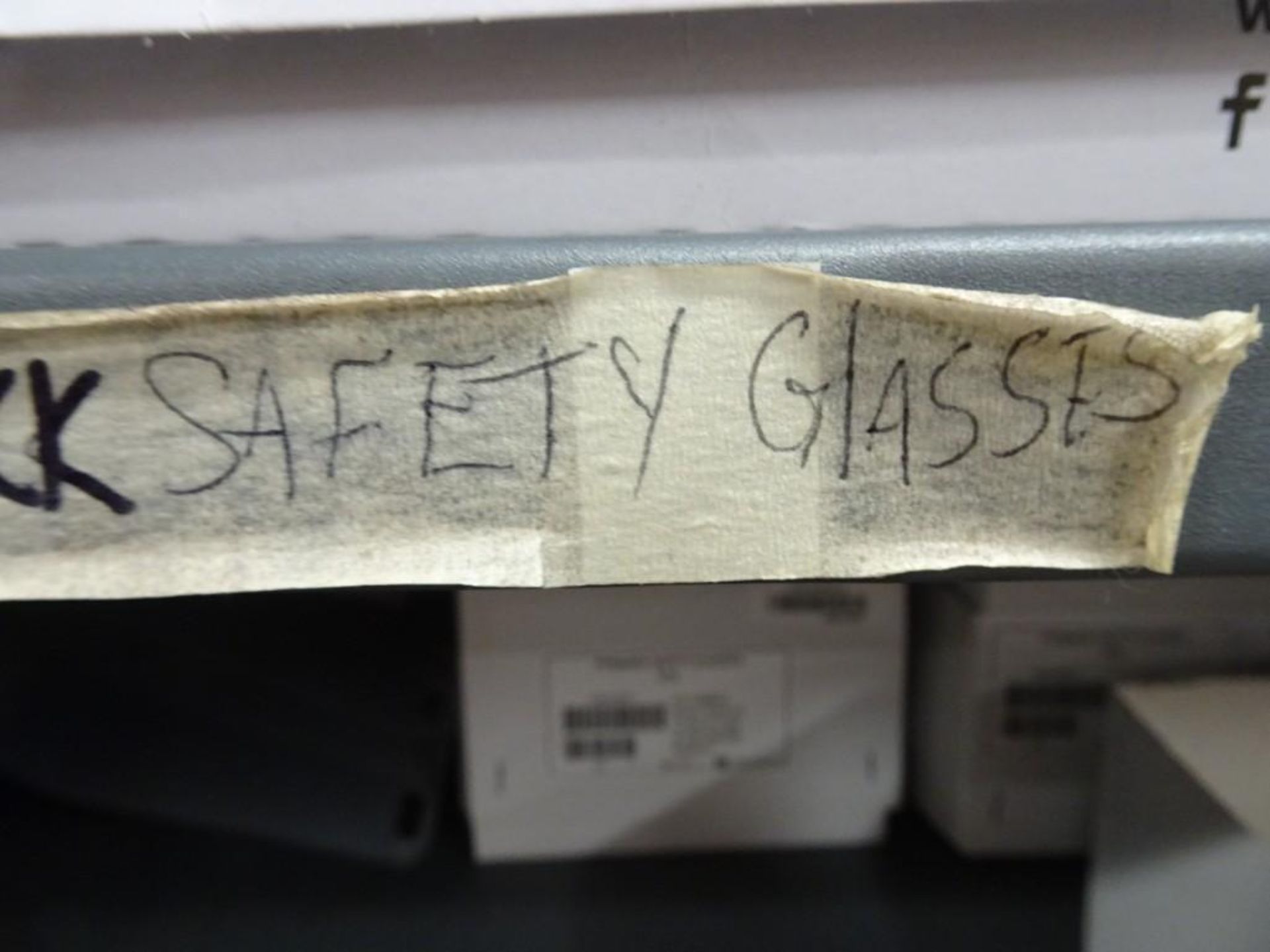 (1) Cabinet of Safety Glasses, Ear Muffs, and Respirators - Image 4 of 7