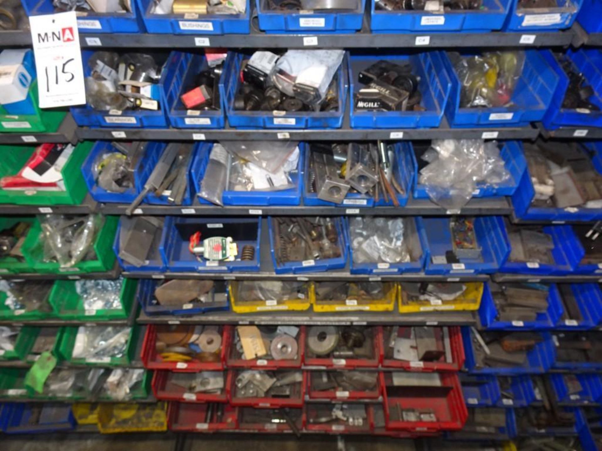 Assorted Hanging Parts Totes w/ Contents Consisting of: Auto Strippers, Clamps, and Light Sockets - Image 3 of 4