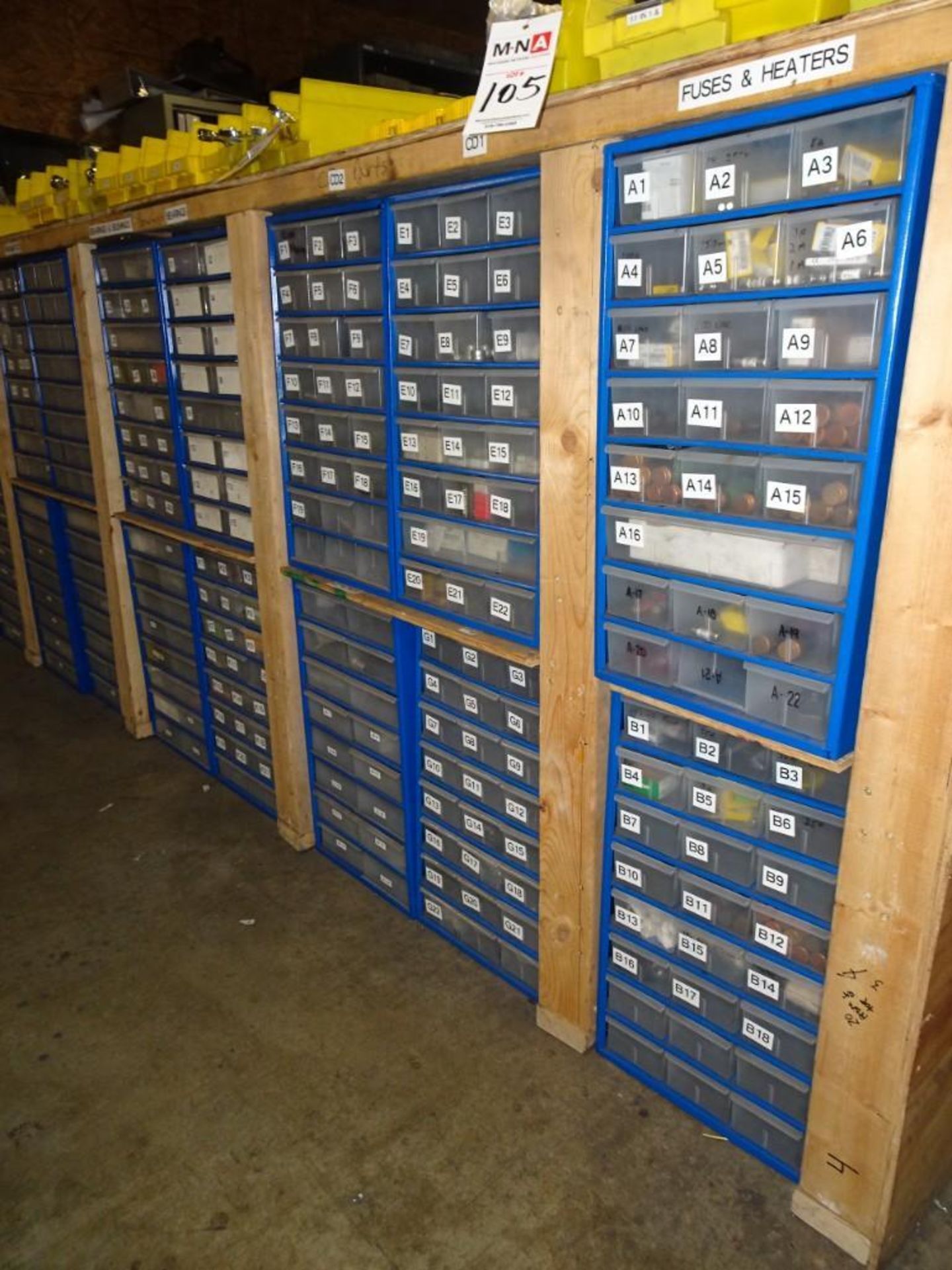 Assorted Fittings, Bushings, Fuses, and Heaters