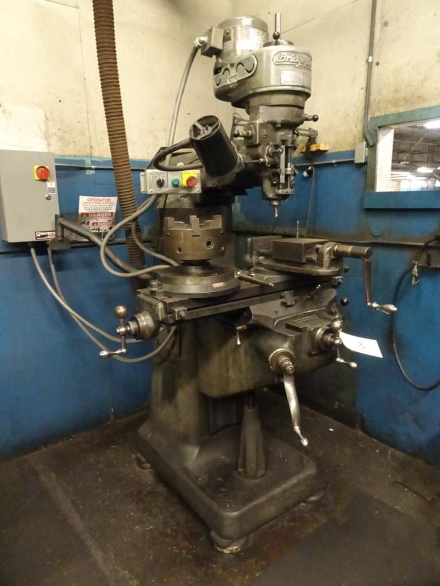 Bridgeport O362 1 HP Mill 3 ph, 1420/1730 RPM