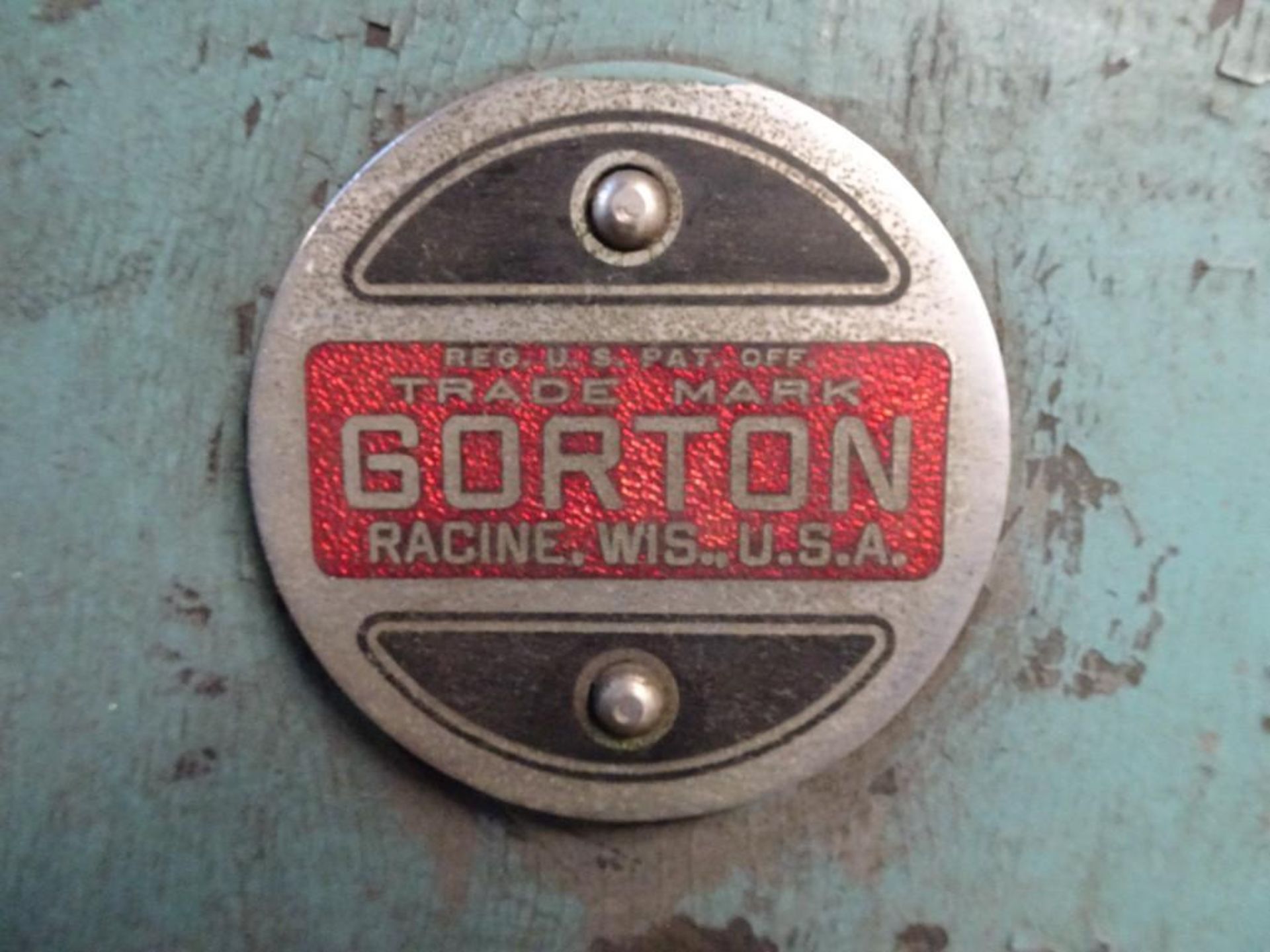 Gorton 2 HP Mill 1700 RPM, 220 v, 60 Hz, 3 ph, s/n 13828 - Image 6 of 6