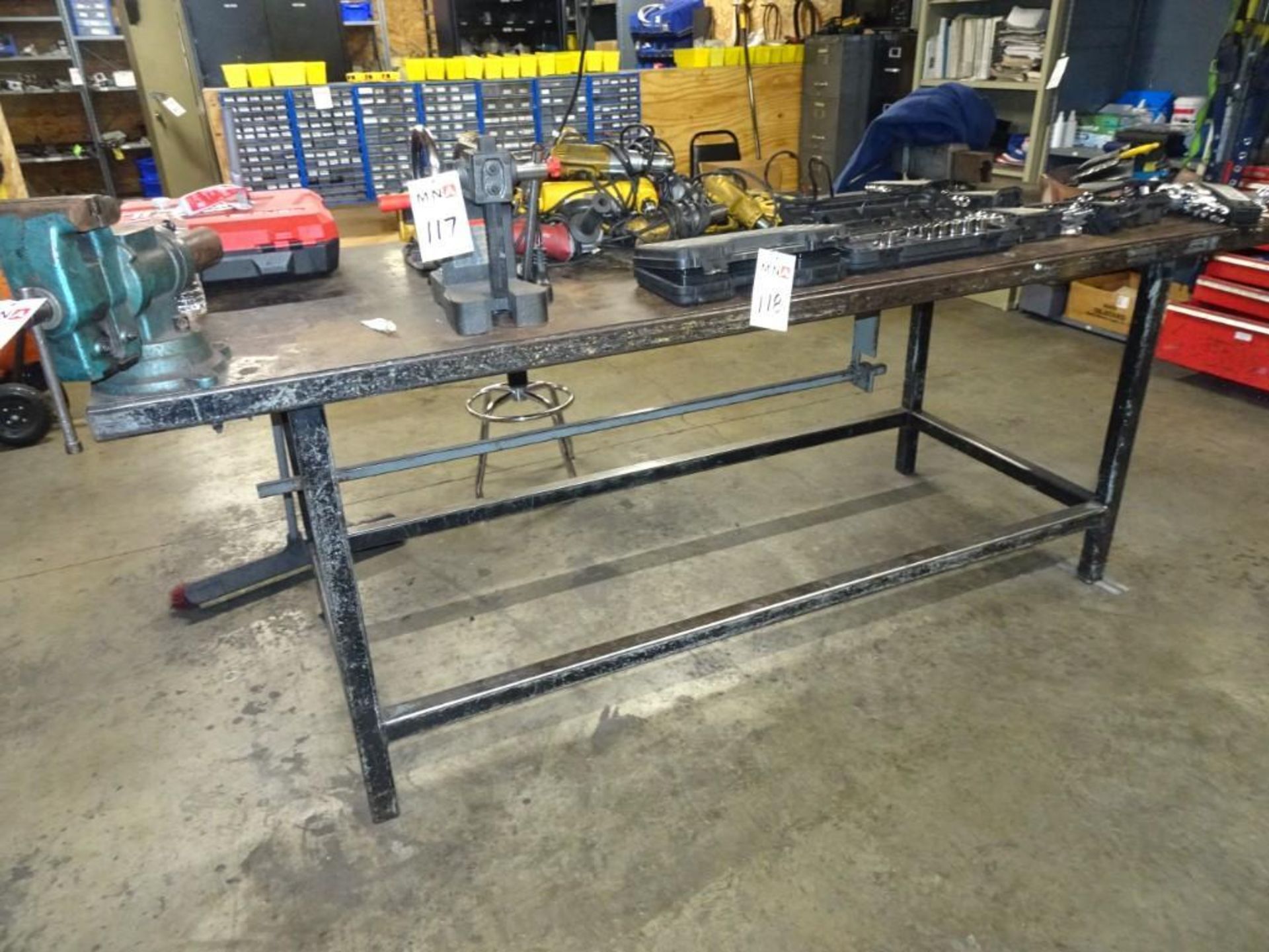 Steel Workbench w/ Tabletop Vice Grip