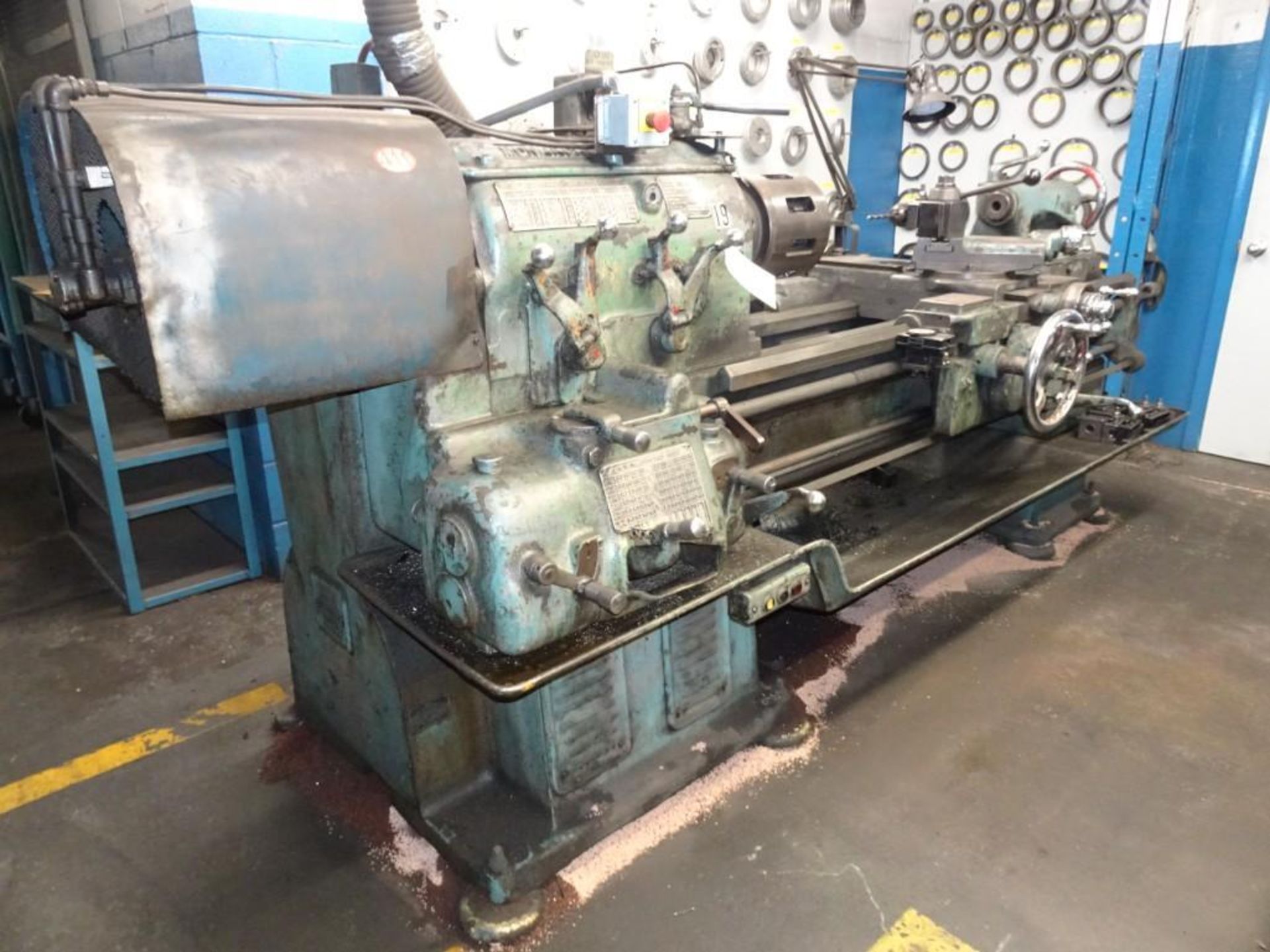 Monarch 18" Lathe, Actual Swing 20.5", Distance Between Centers 48", s/n 27325