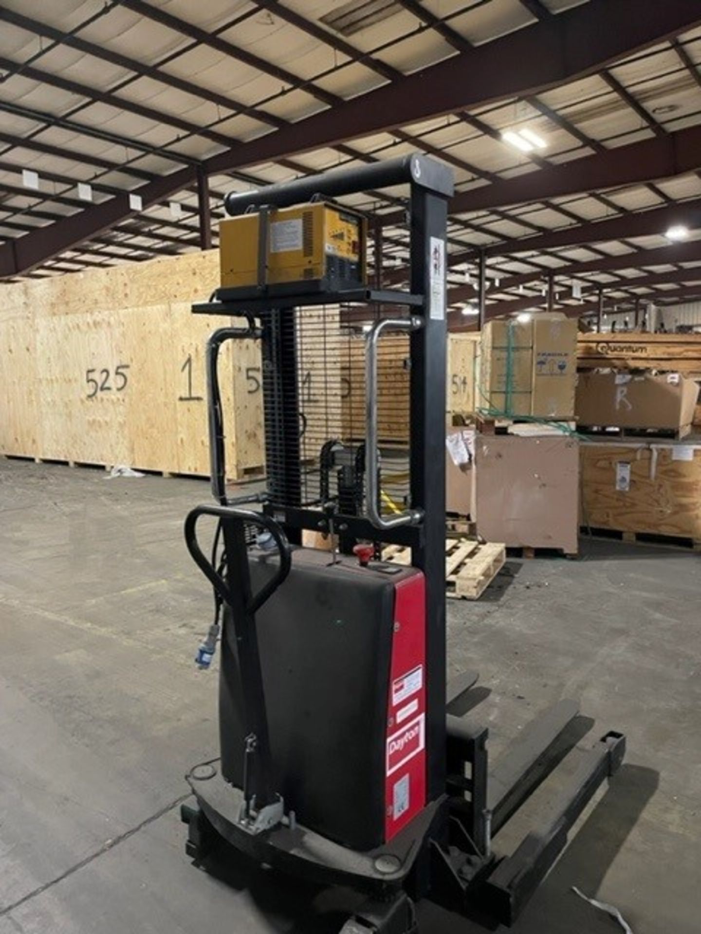 Dayton Power Lift Stacker with Battery Charger