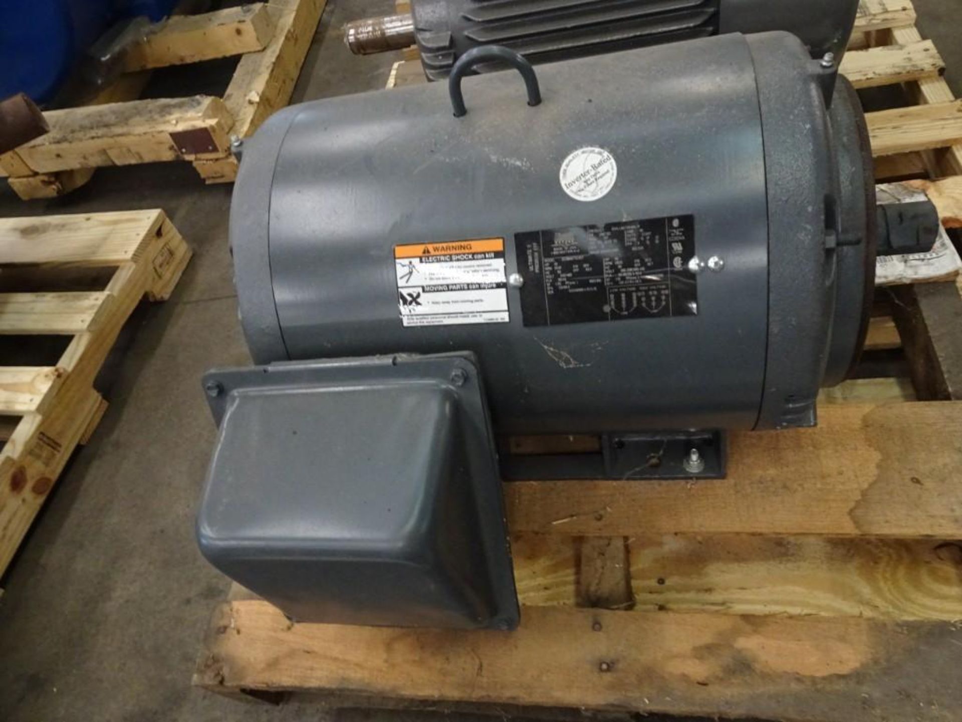 Baldor M4100T 15 HP Motor 1175 RPM, 460 v, 3 ph, 60 Hz w/ Lincoln m# SD2840TSC61Y 40 HP Motor - Image 2 of 4