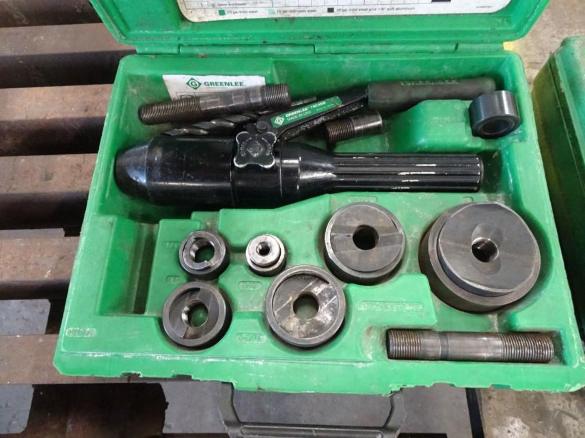 GREENLEE (2) Hydraulic Punch Driver Sets