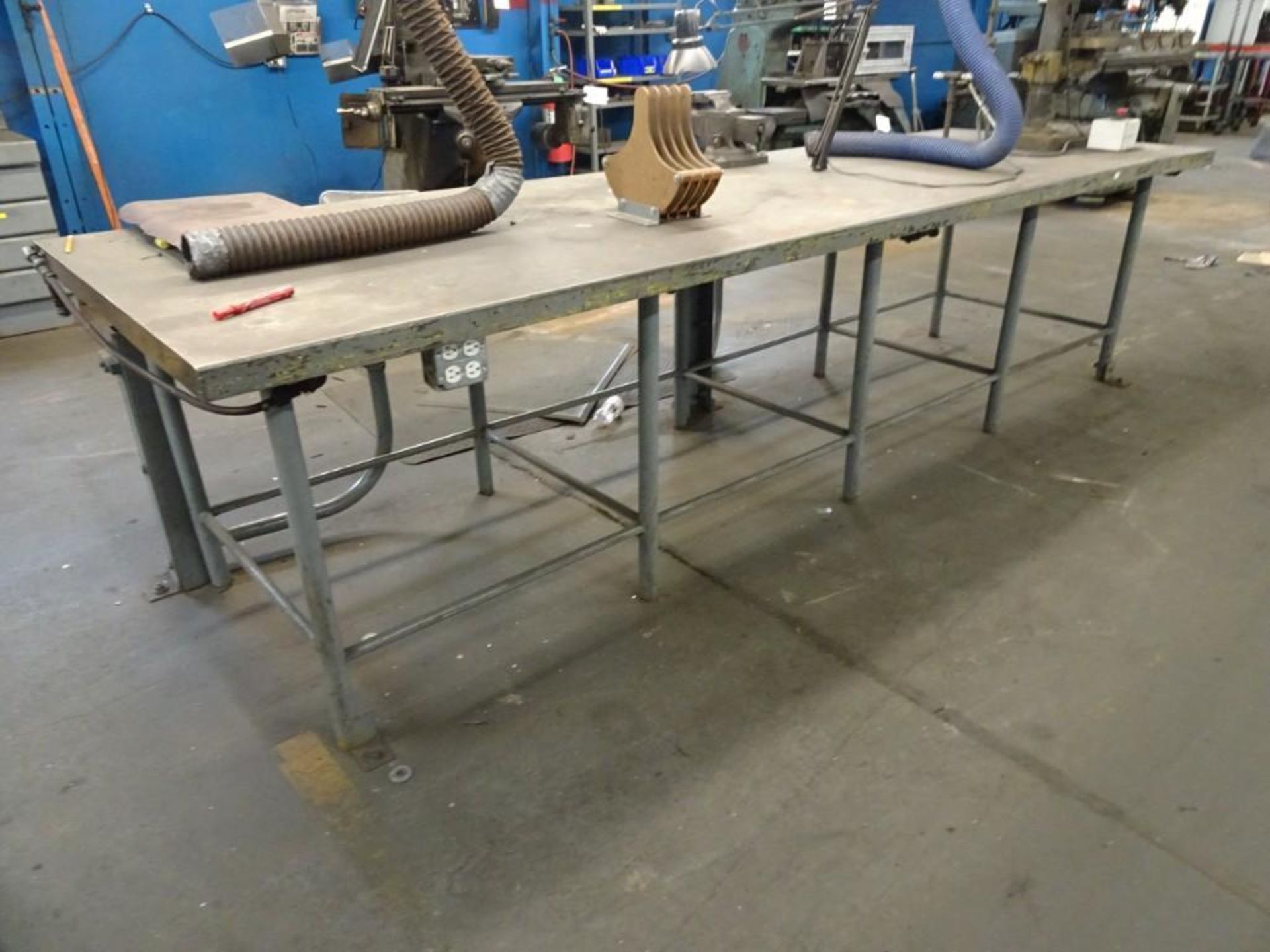 (2) Workbenches and (2) 8" Table Vises