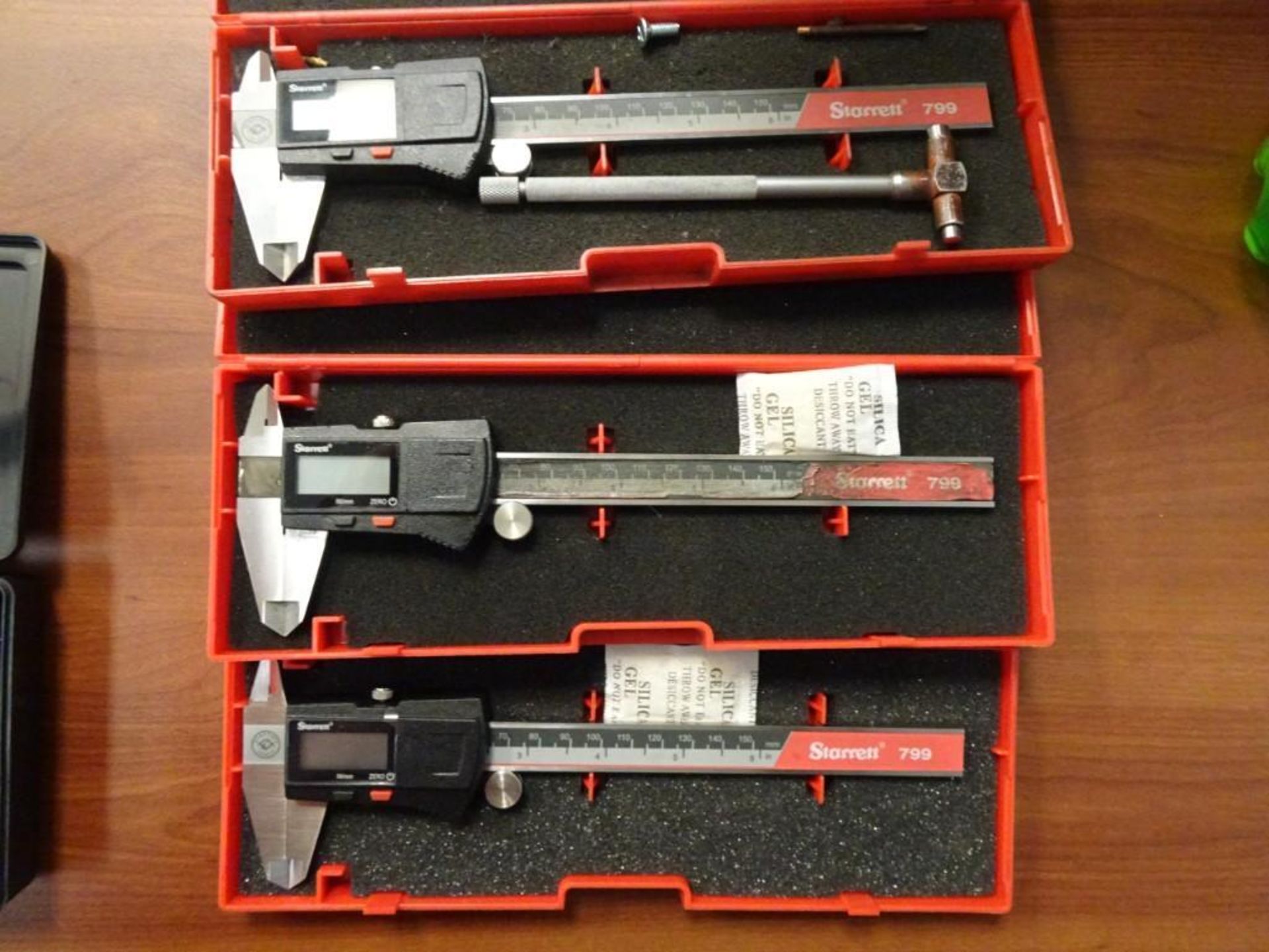 (3) Starrett 799 Digital Micrometers