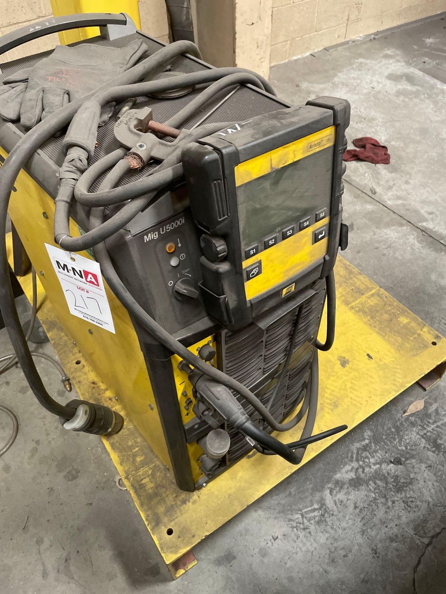 ESAB MIG U5000i Welder w/ wire Feed Cell - Image 4 of 6