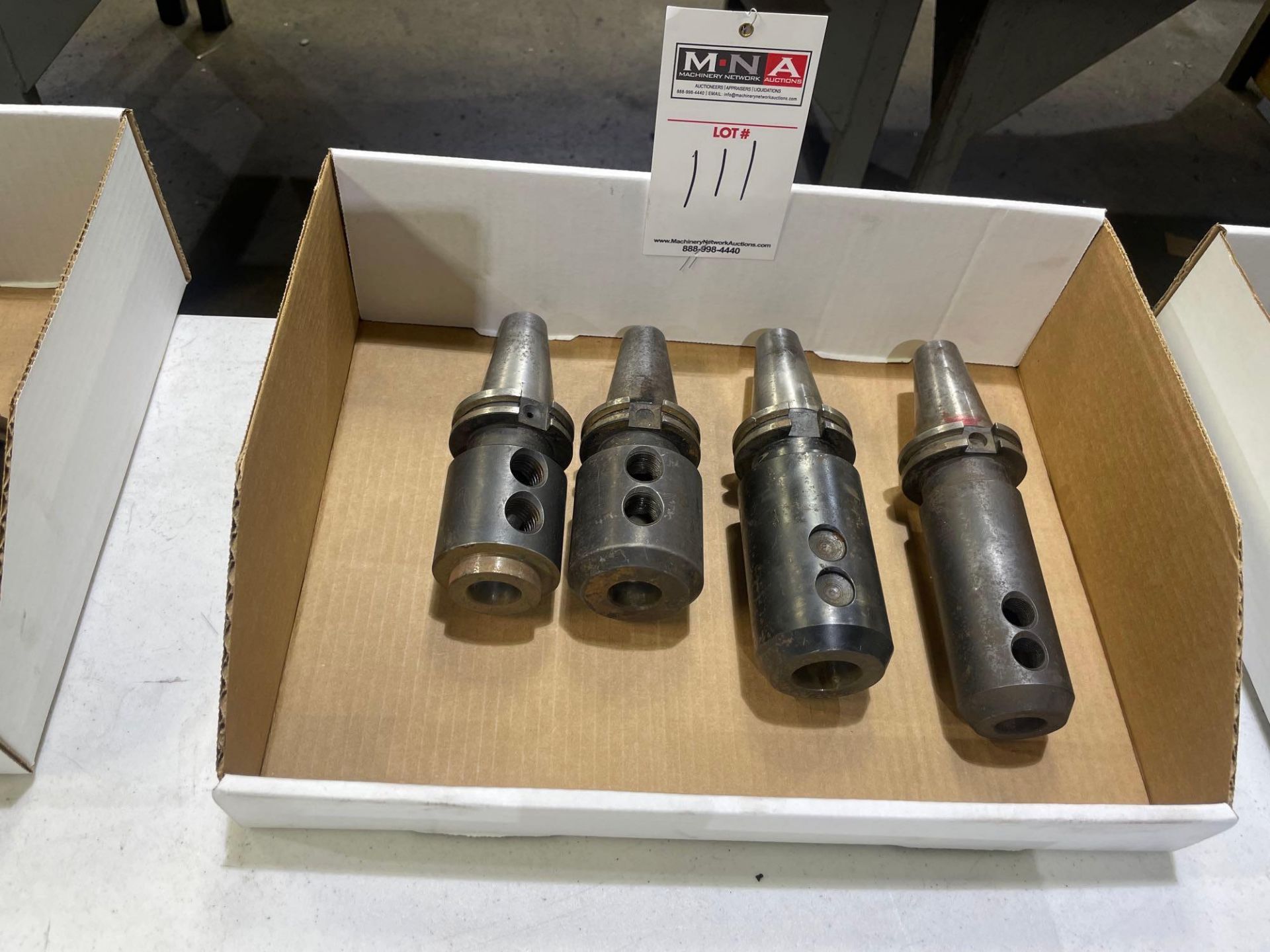 (4) Assorted Cat 40 Tool Holders