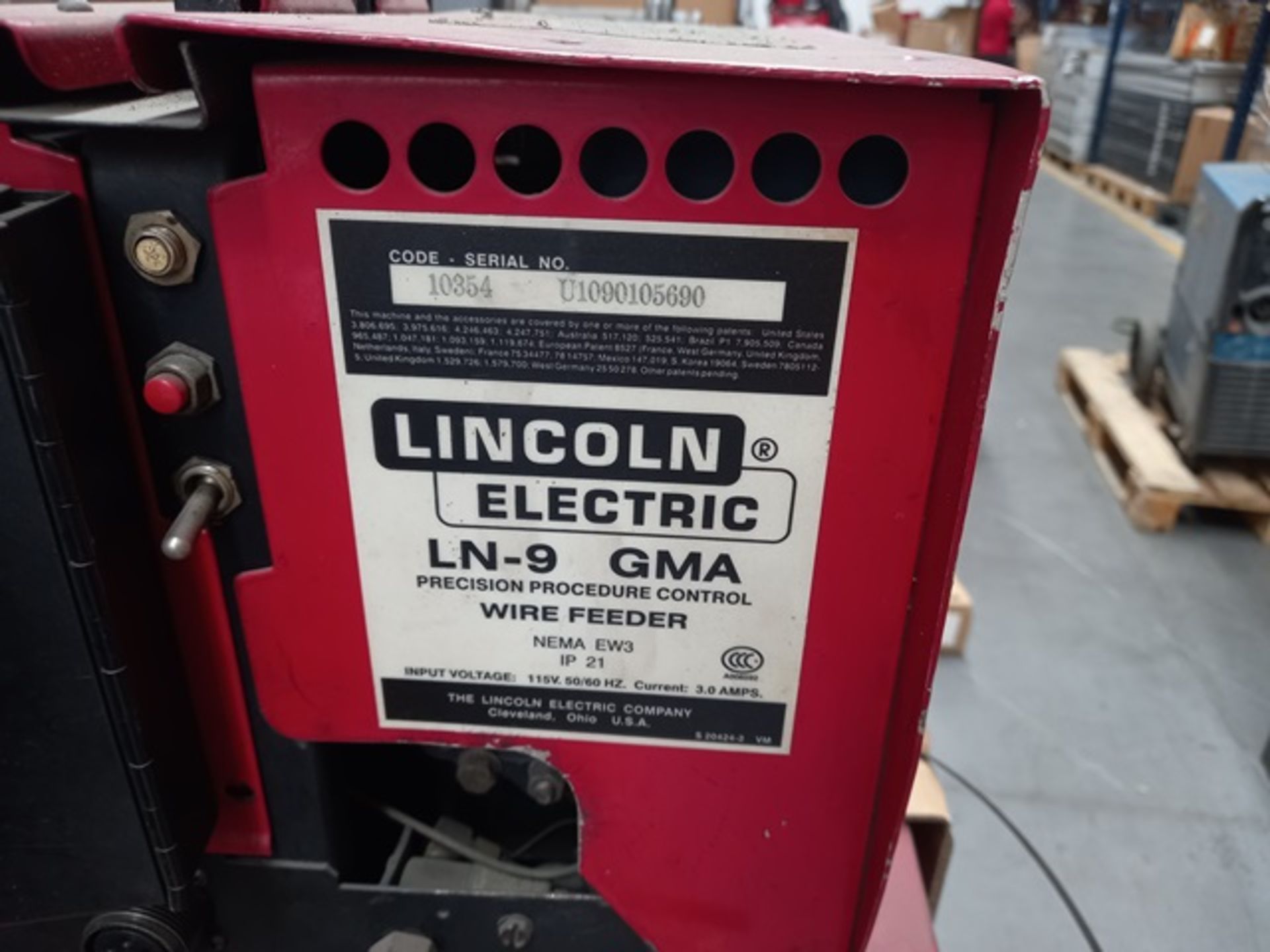 LINCOLN IDEALARC CV 400 MIG WELDING MACHINE - Image 11 of 14
