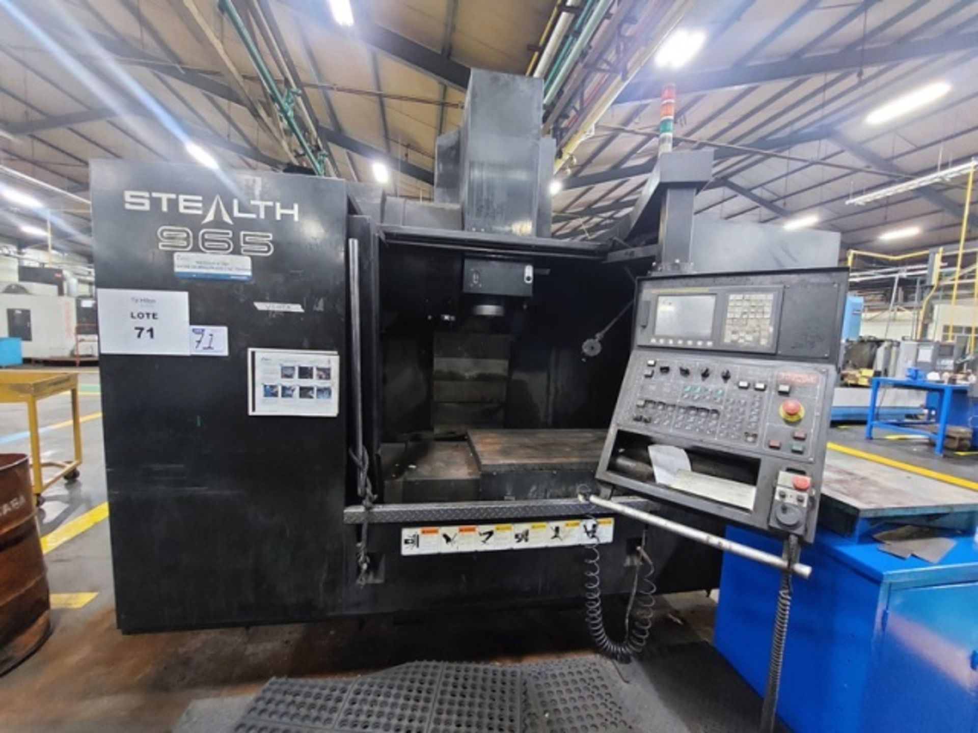 TOYODA FV965 VERTICAL MACHINING CENTER, S/N 11007, NEW 2011 *NEEDS REPAIR* - Image 3 of 12