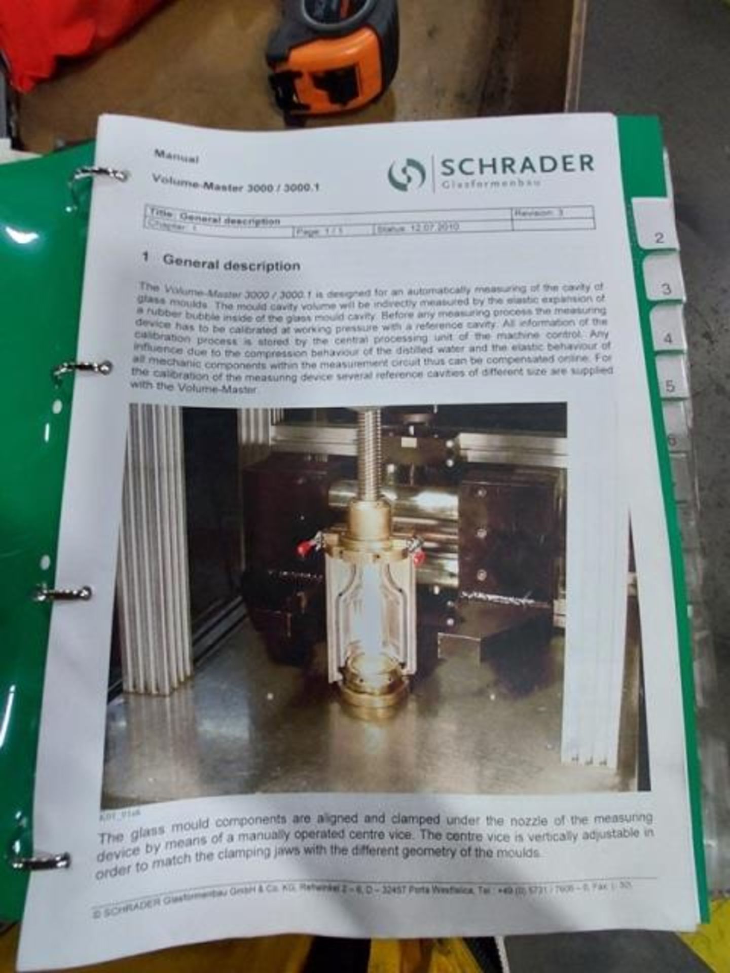 SCHRADER GLASFORMENBAU MOLD GAUGING MACHINE - Image 12 of 13