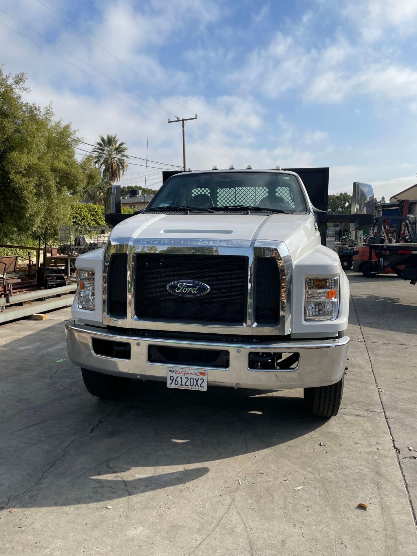 Ford F-650 Super Duty Stake Bed Truck, Dually, Cummins TD, 16,811 Miles, New 2019 - Image 2 of 12