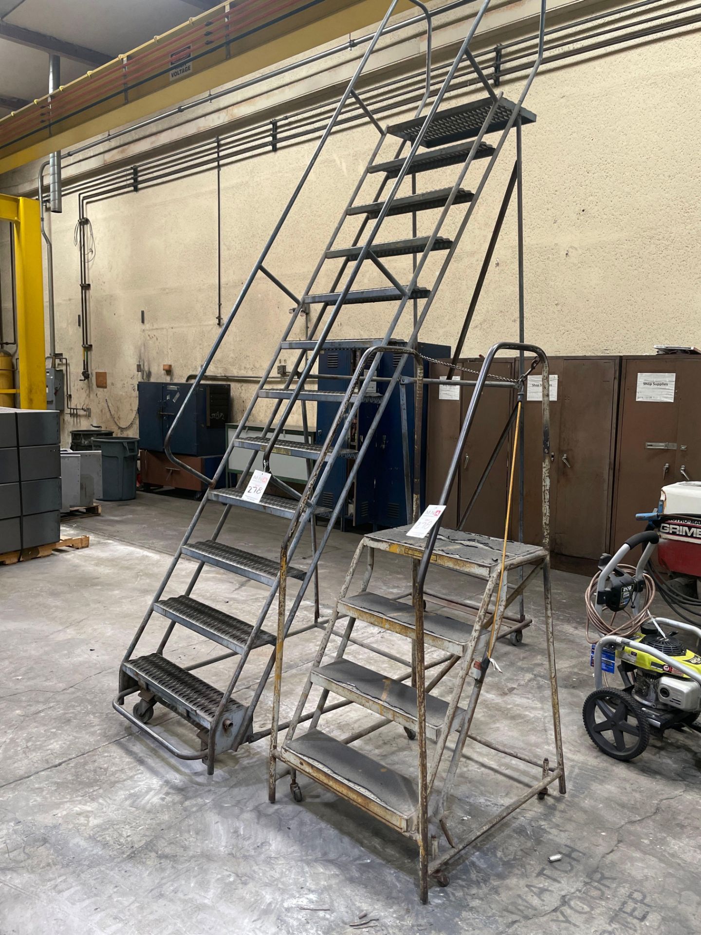 (2) Rolling Shop Ladders - Image 2 of 4
