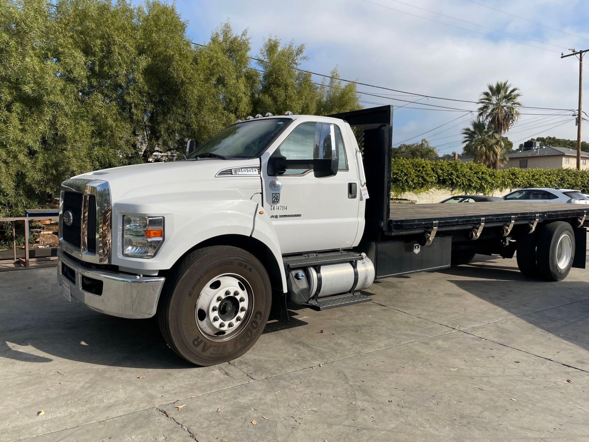Ford F-650 Super Duty Stake Bed Truck, Dually, Cummins TD, 16,811 Miles, New 2019 - Image 6 of 12