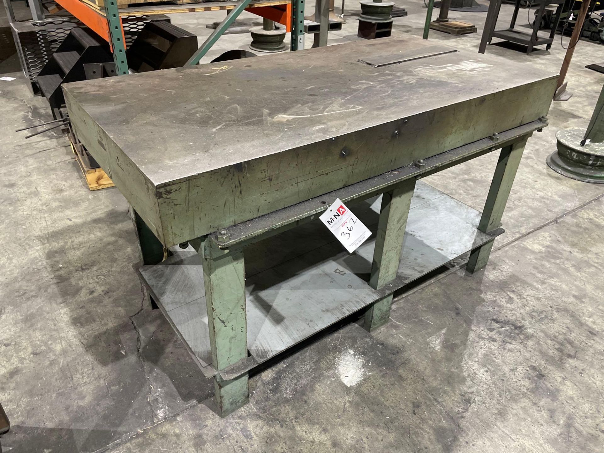 30" x 60" x 6" Heavy Duty Steel Table