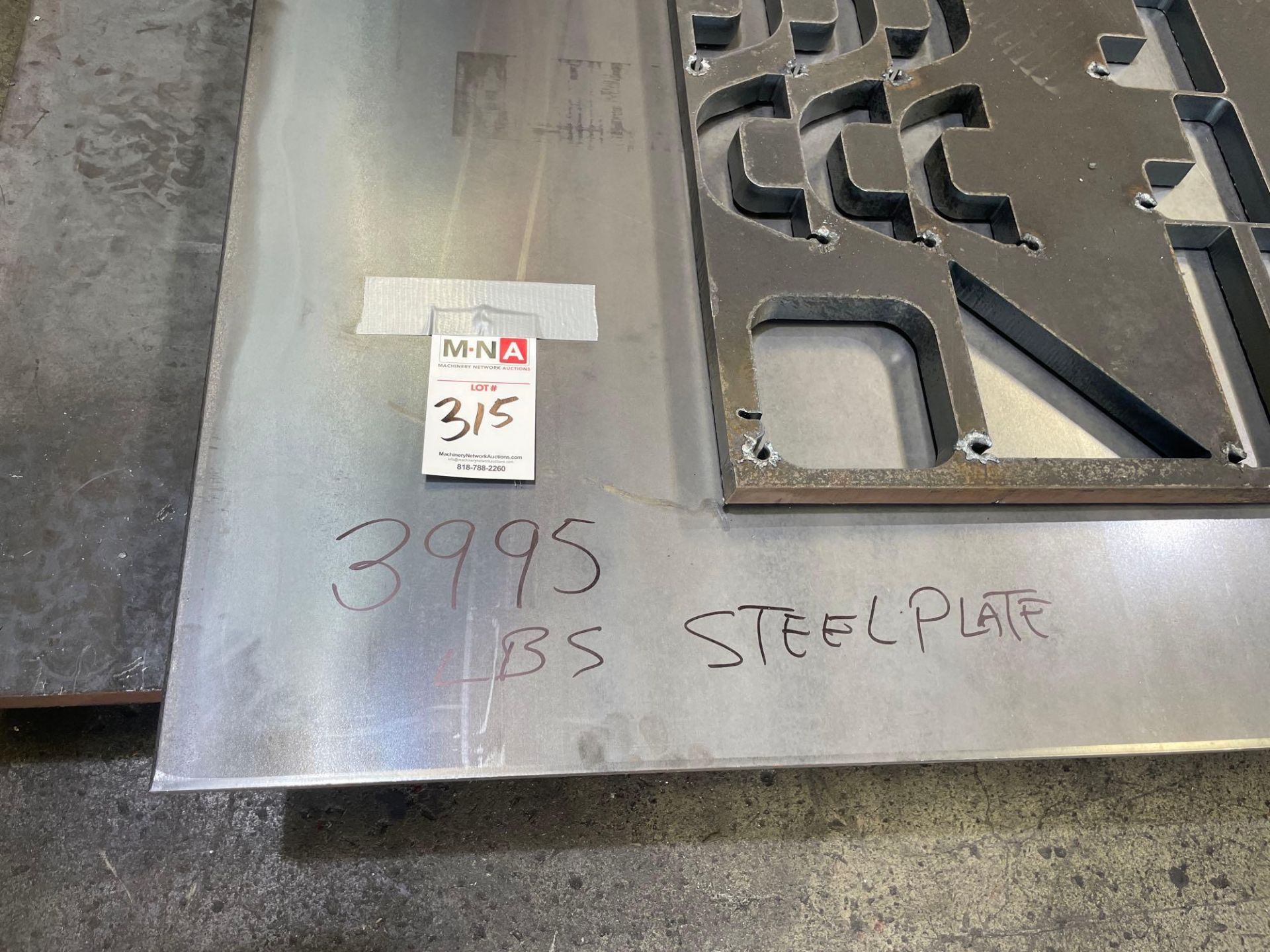 Assorted Steel Plates (3995 lbs.) - Image 3 of 5