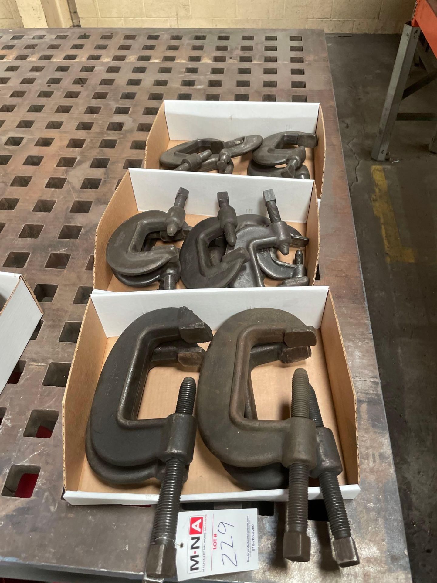 (3) Boxes of Heavy Duty C Clamps - Image 2 of 4