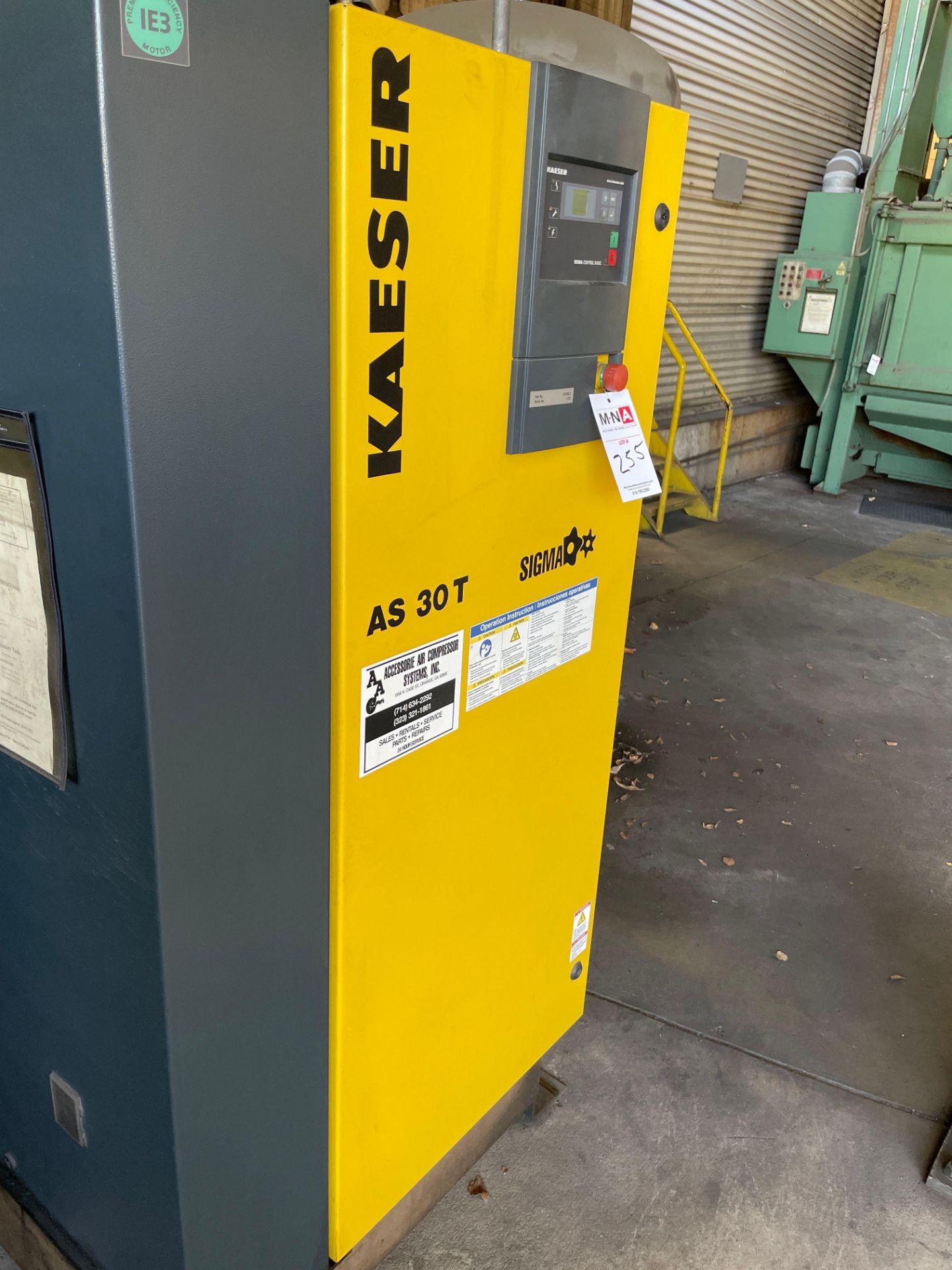 30 HP Kaeser AS 30T Rotary Screw Air Compressor, New 2015 *Late Delivery* - Image 5 of 6