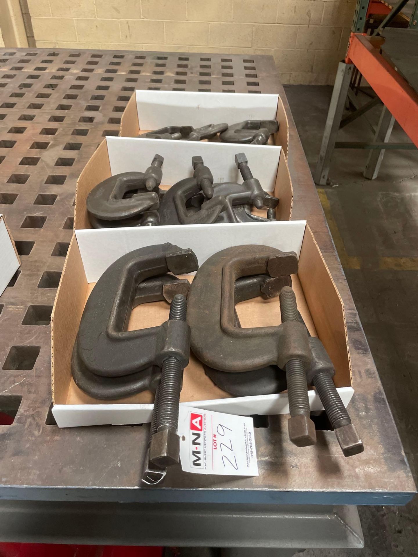 (3) Boxes of Heavy Duty C Clamps