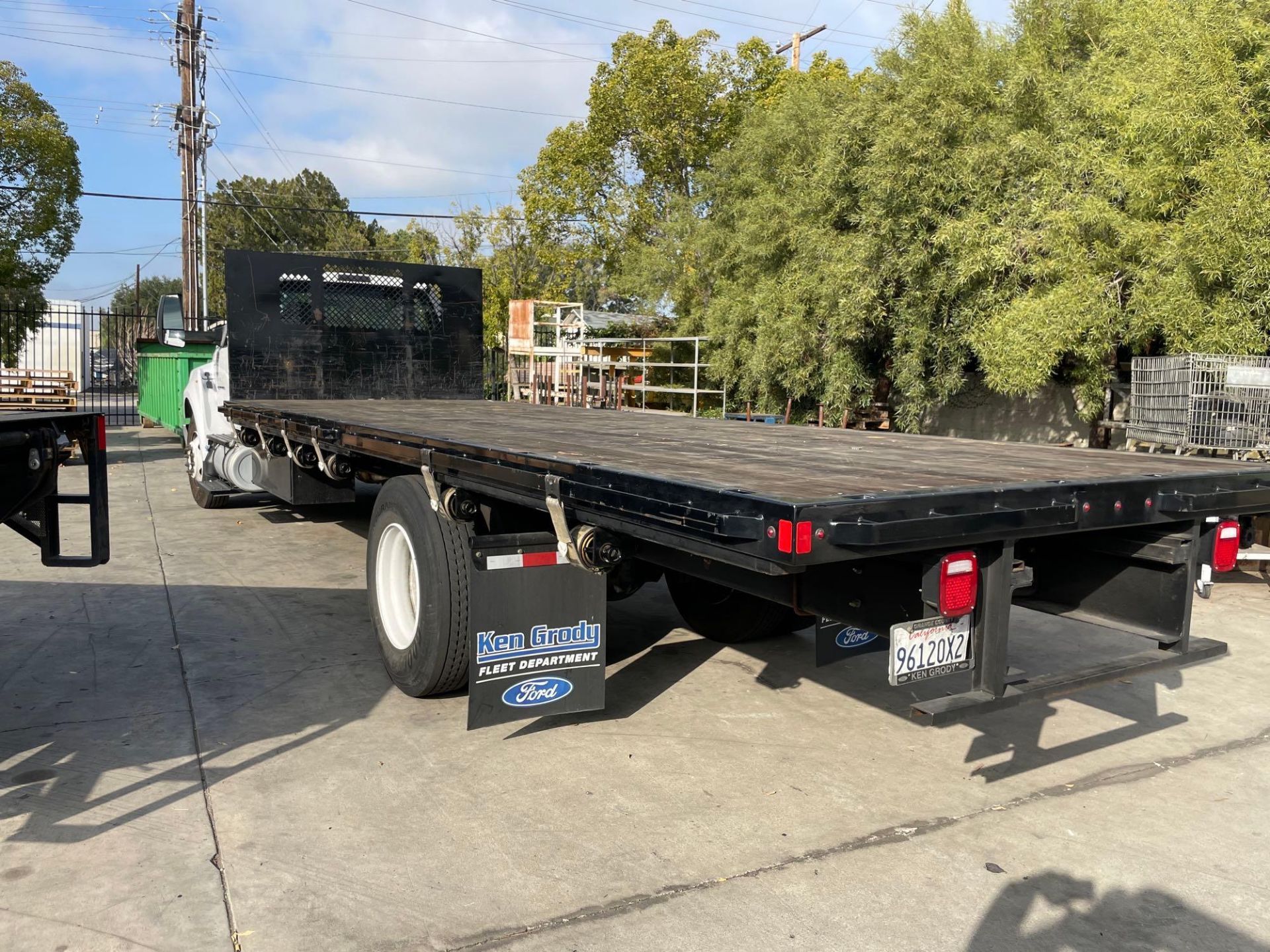 Ford F-650 Super Duty Stake Bed Truck, Dually, Cummins TD, 16,811 Miles, New 2019 - Image 9 of 12