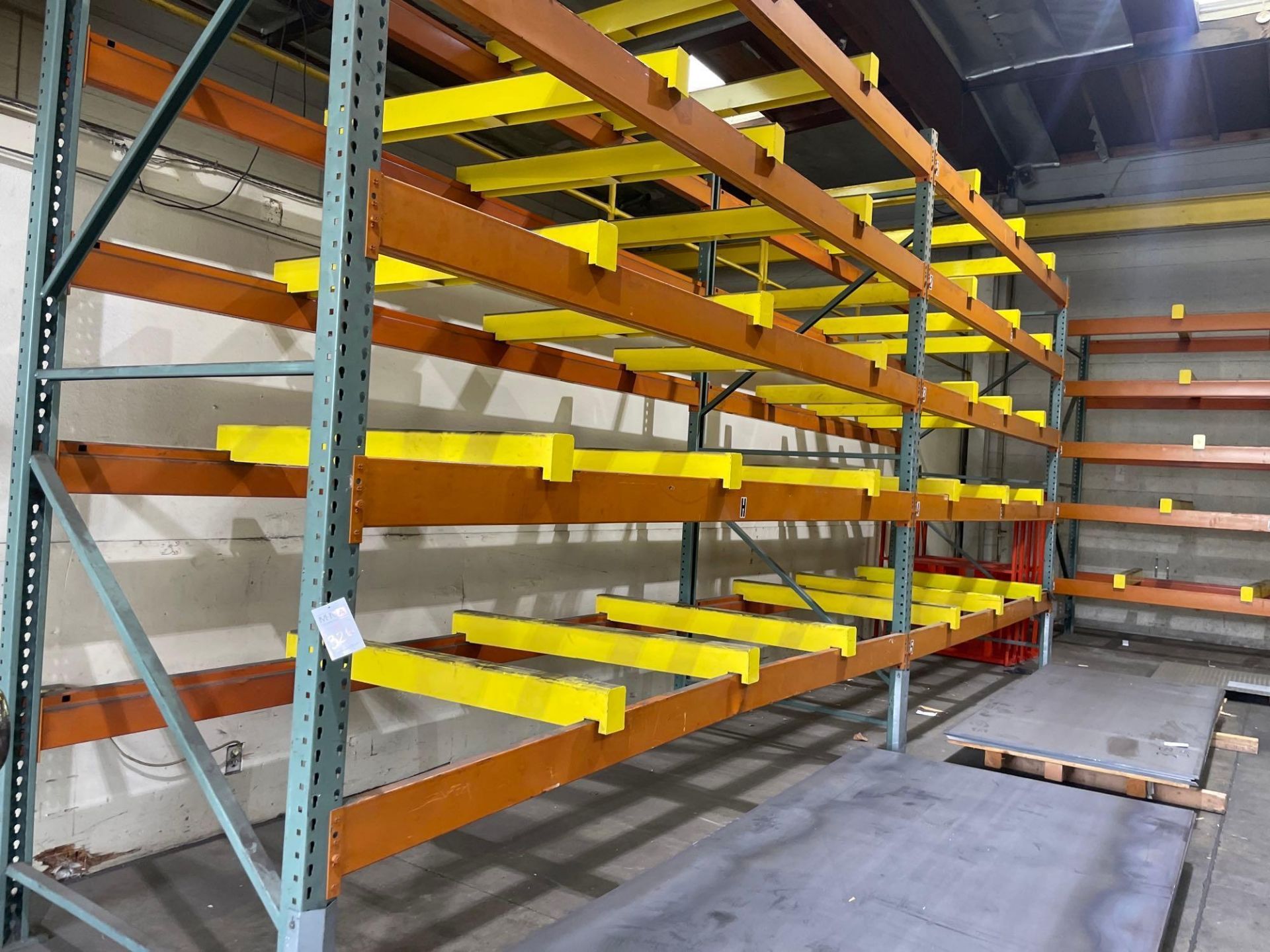 (6) Sections of 157" x 66" Pallet Racking