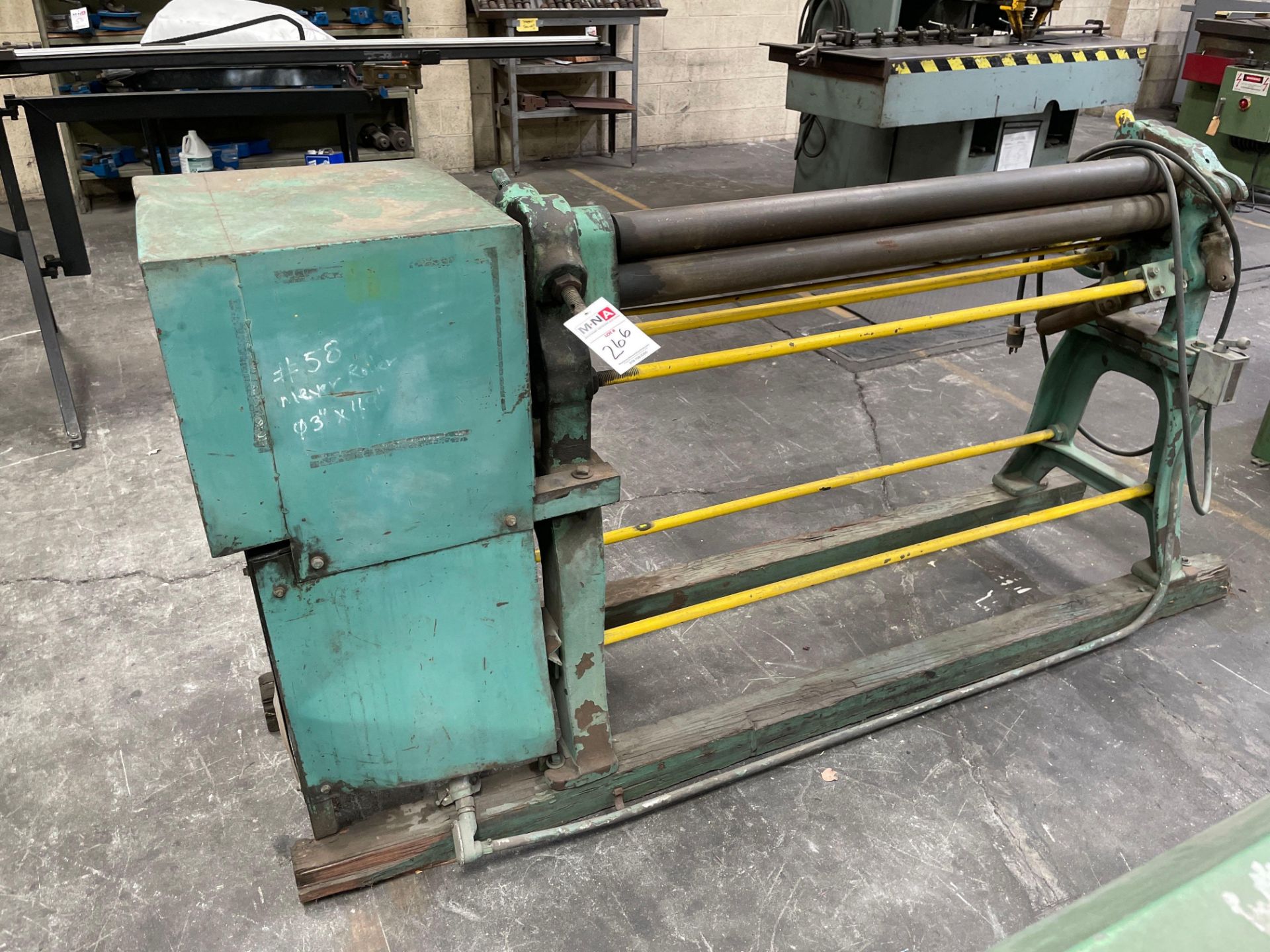 48" Meyer Plate Bending Rolls - Image 4 of 4