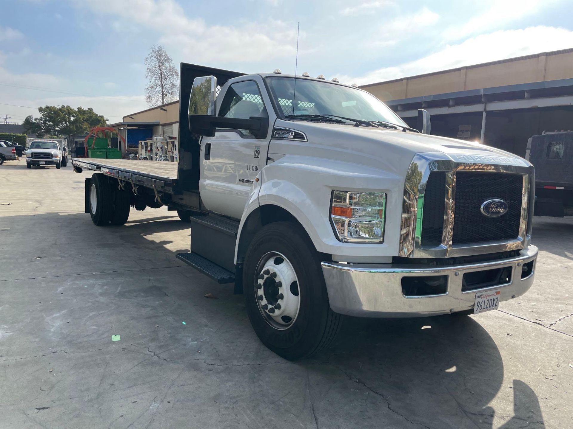 Ford F-650 Super Duty Stake Bed Truck, Dually, Cummins TD, 16,811 Miles, New 2019 - Image 3 of 12