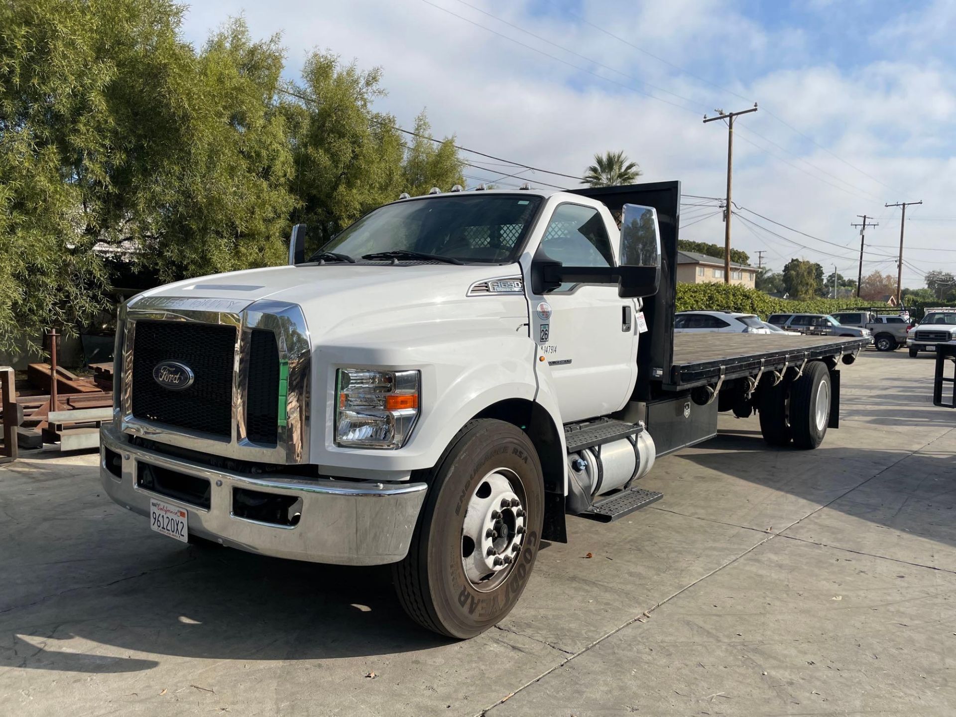 Ford F-650 Super Duty Stake Bed Truck, Dually, Cummins TD, 16,811 Miles, New 2019 - Image 5 of 12