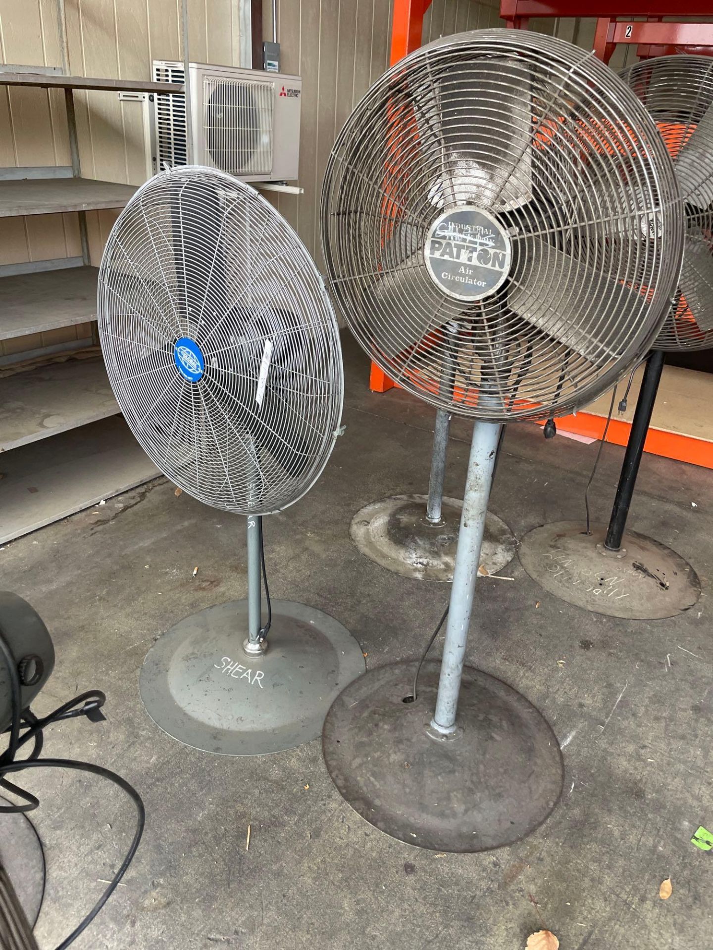 (2) 36" Floor Fans