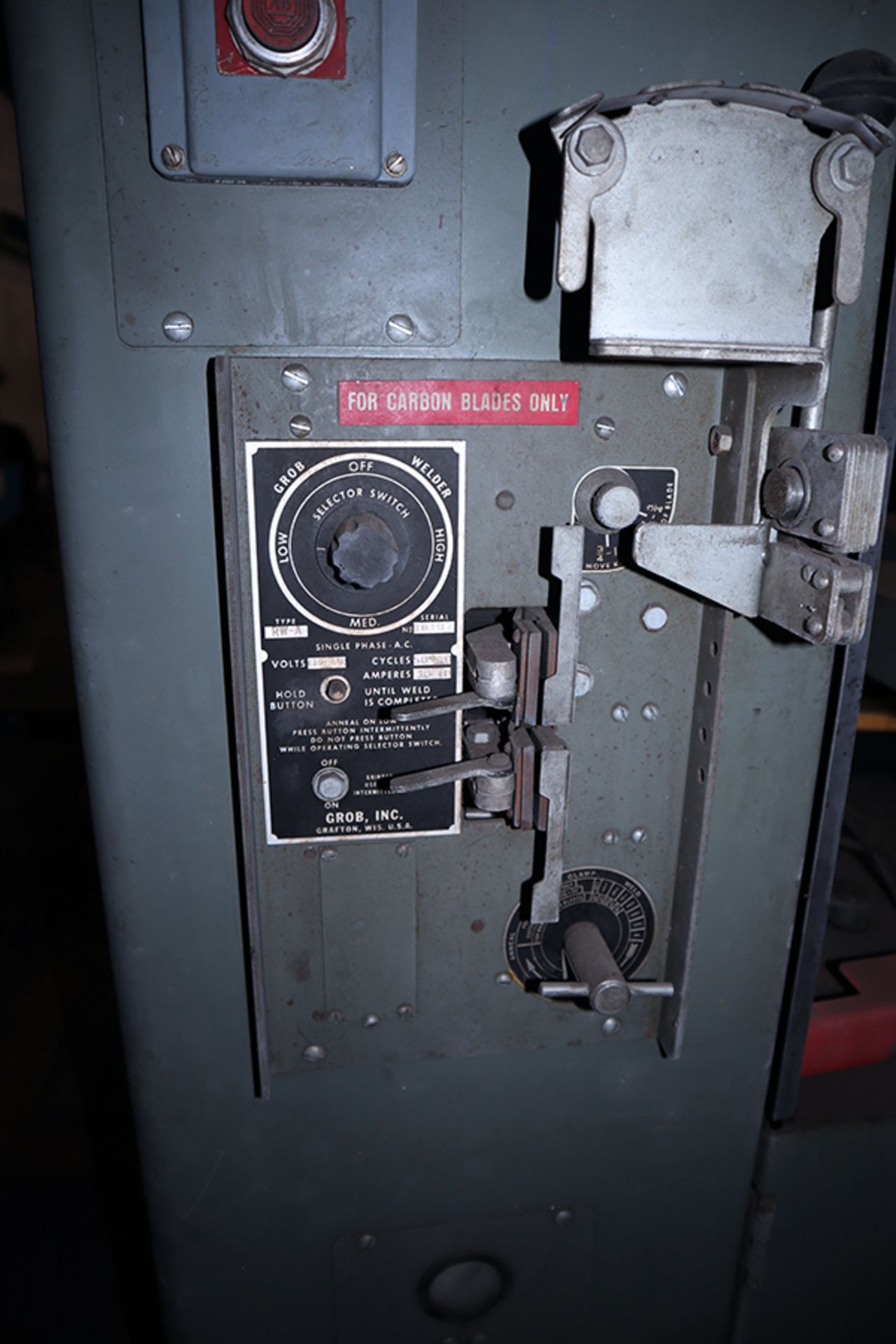 Grob 18" 4V-18 Bandsaw w/ RW-A Blade Welder - Image 3 of 6