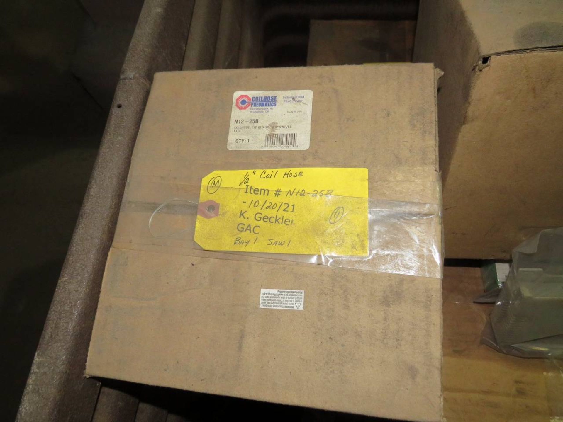 Lot of Misc MRO Material on (1) Pallet and (1) Steel Container - Image 7 of 9