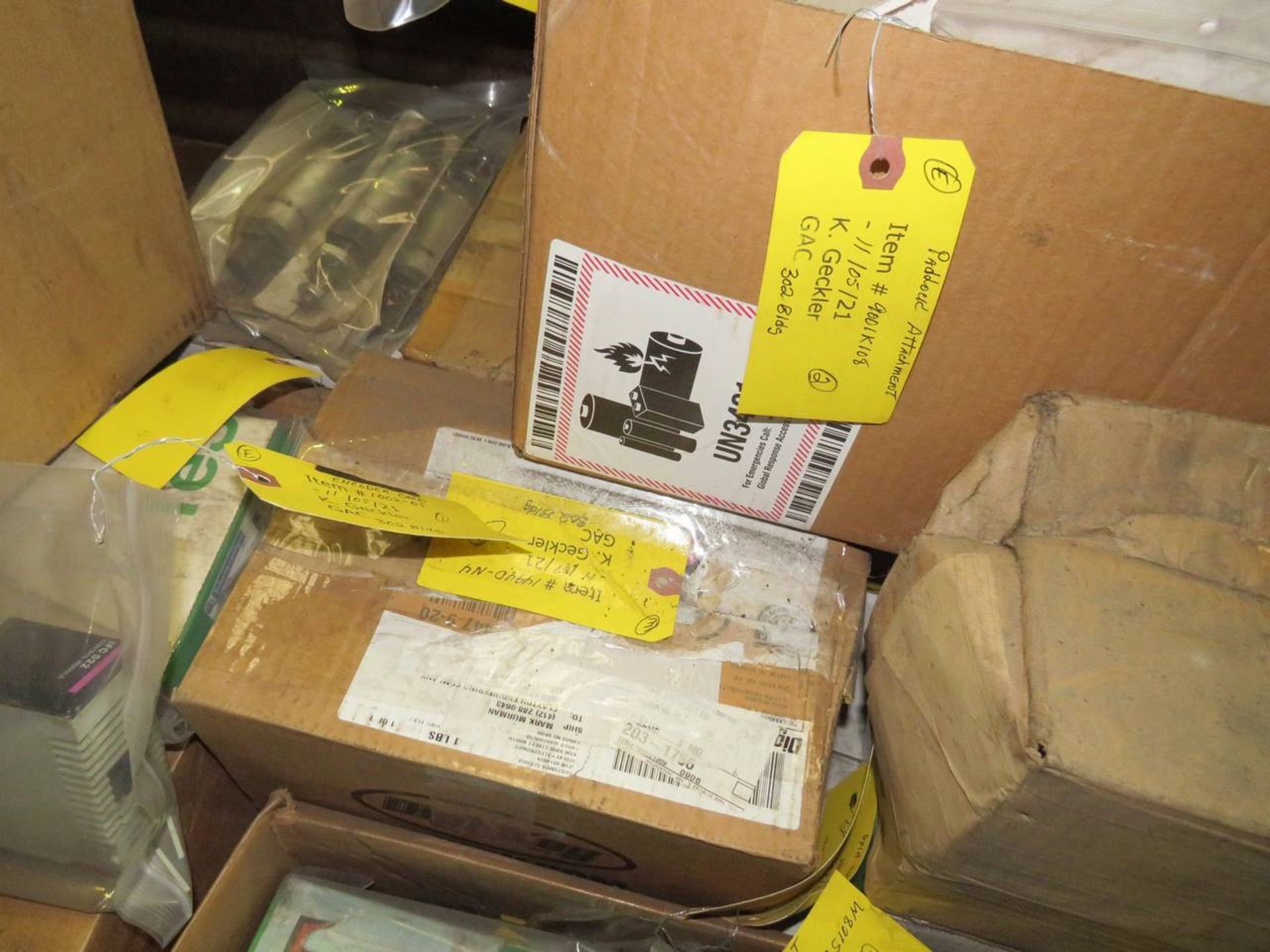 Lot of Misc MRO Material on (1) Pallet and (1) Steel Container - Image 6 of 9