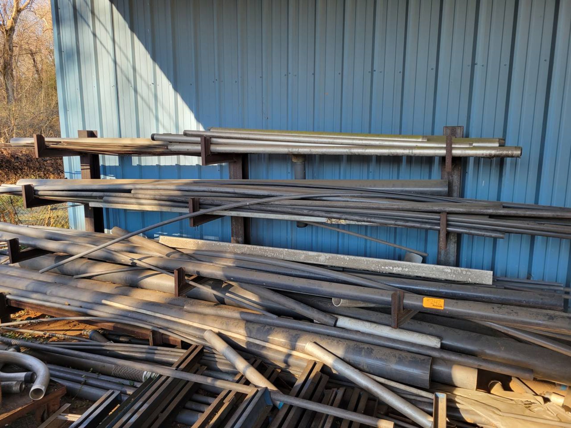 14' 4-tier steel pipe rack