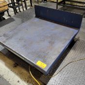4000lb cap. Hydraulic scissor lift table