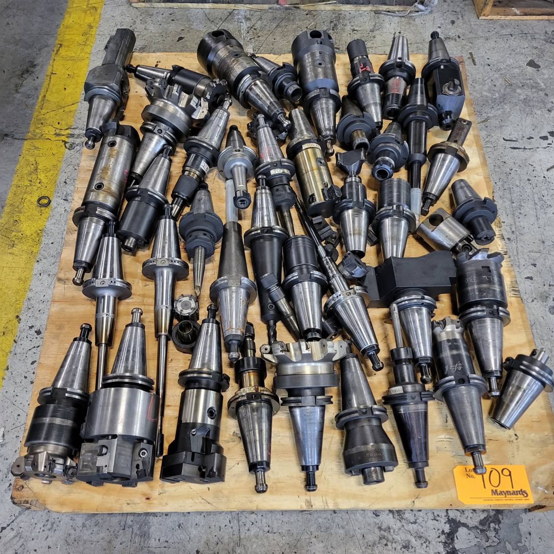 Approx. (45) Cat 50 taper assorted tool holders