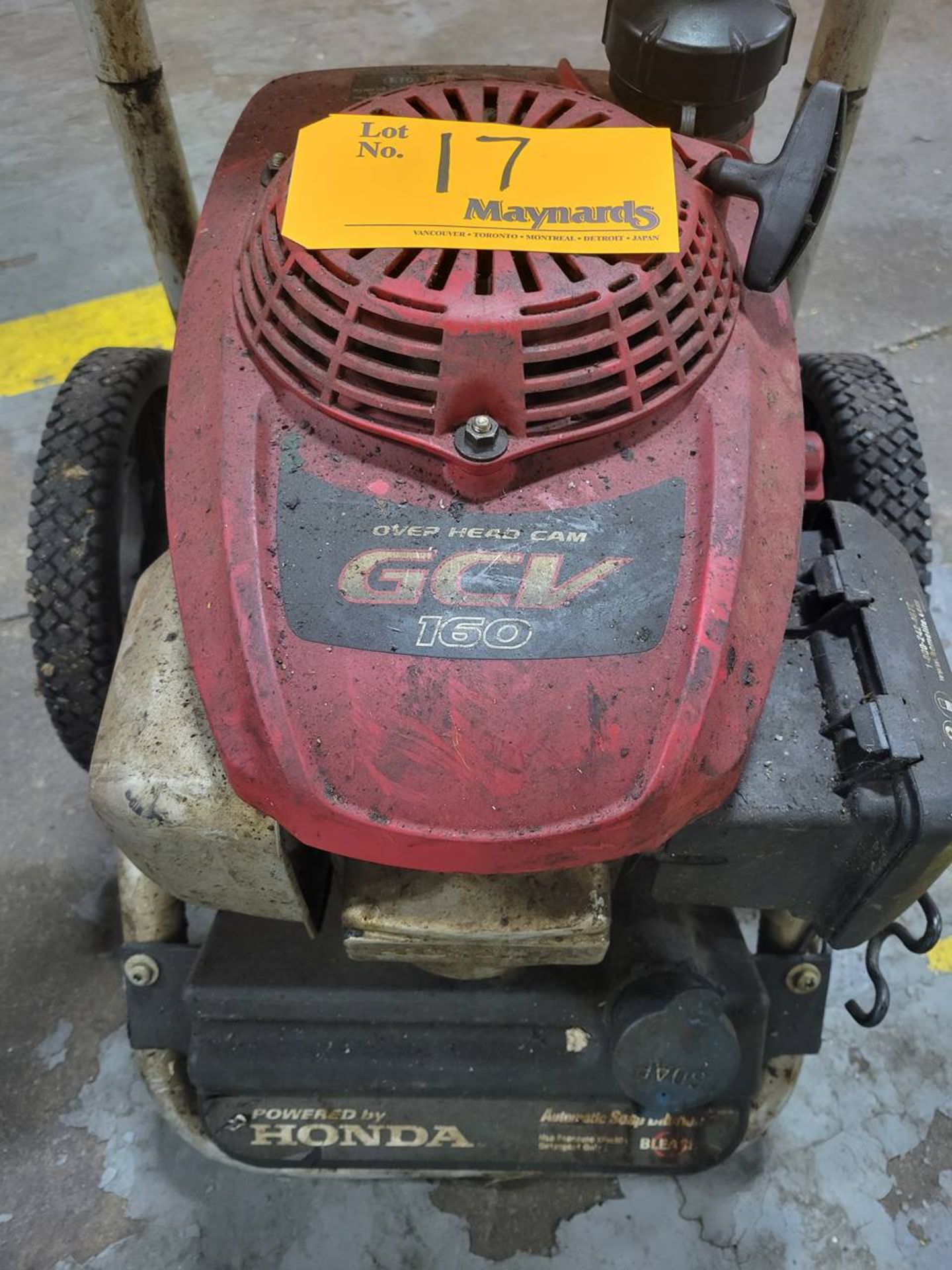 Honda GCV160 5hp gas powered pressure washer - Image 3 of 3