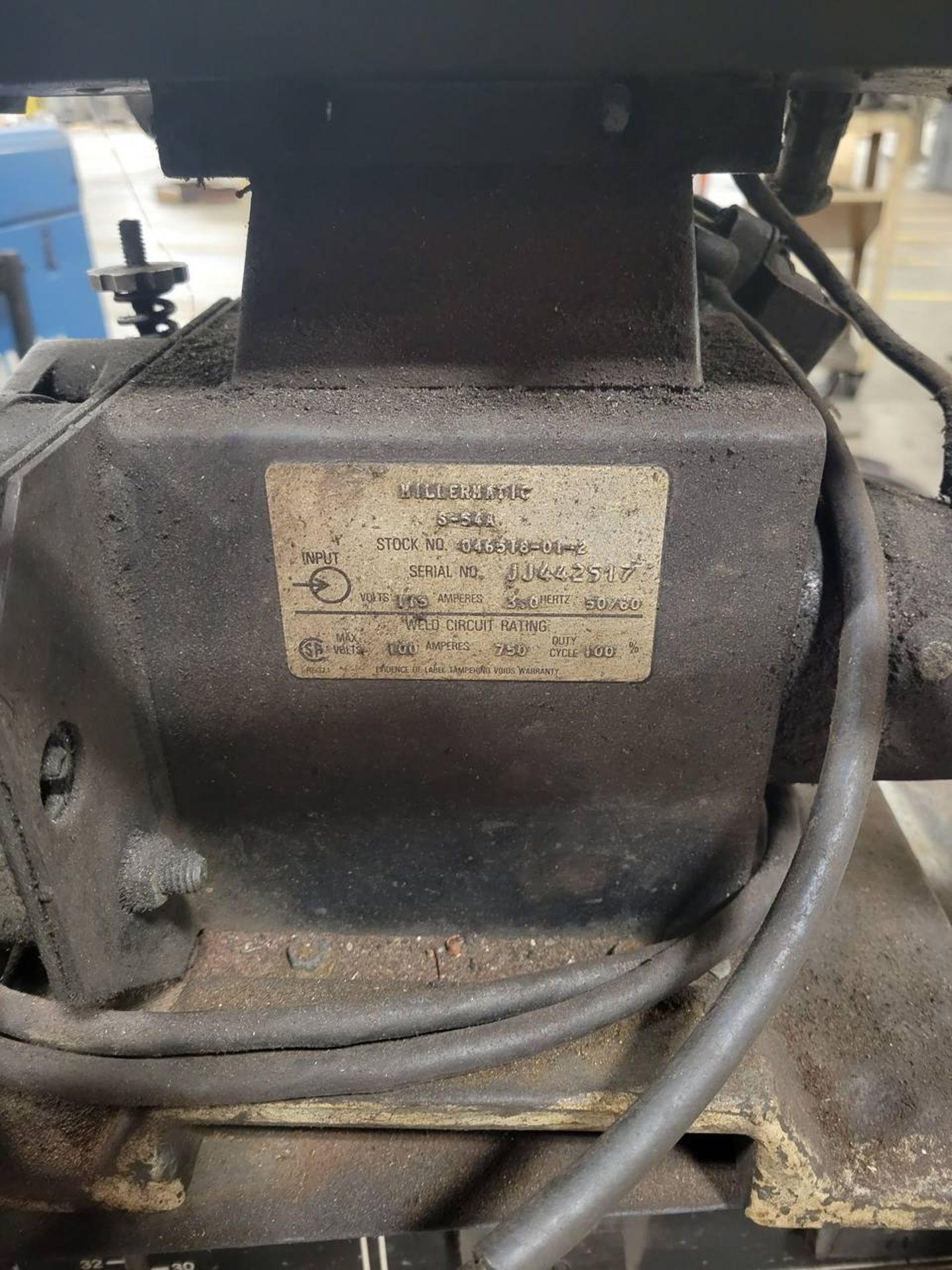 Miller CP-300 300 amp wire feed mig welder with Miller S-54a feeder - Image 5 of 7