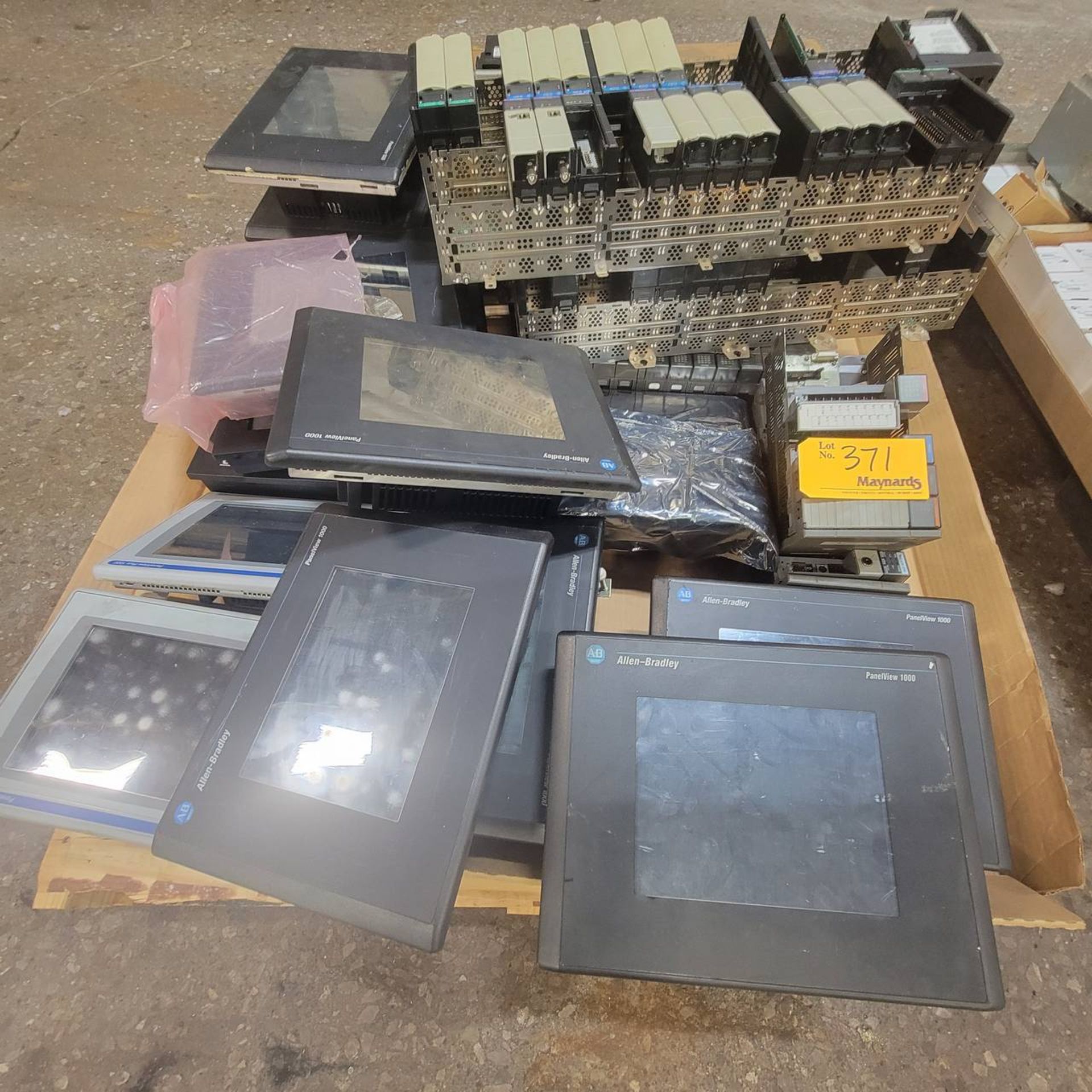 Pallet of Allen Bradley used PLC/5 racks