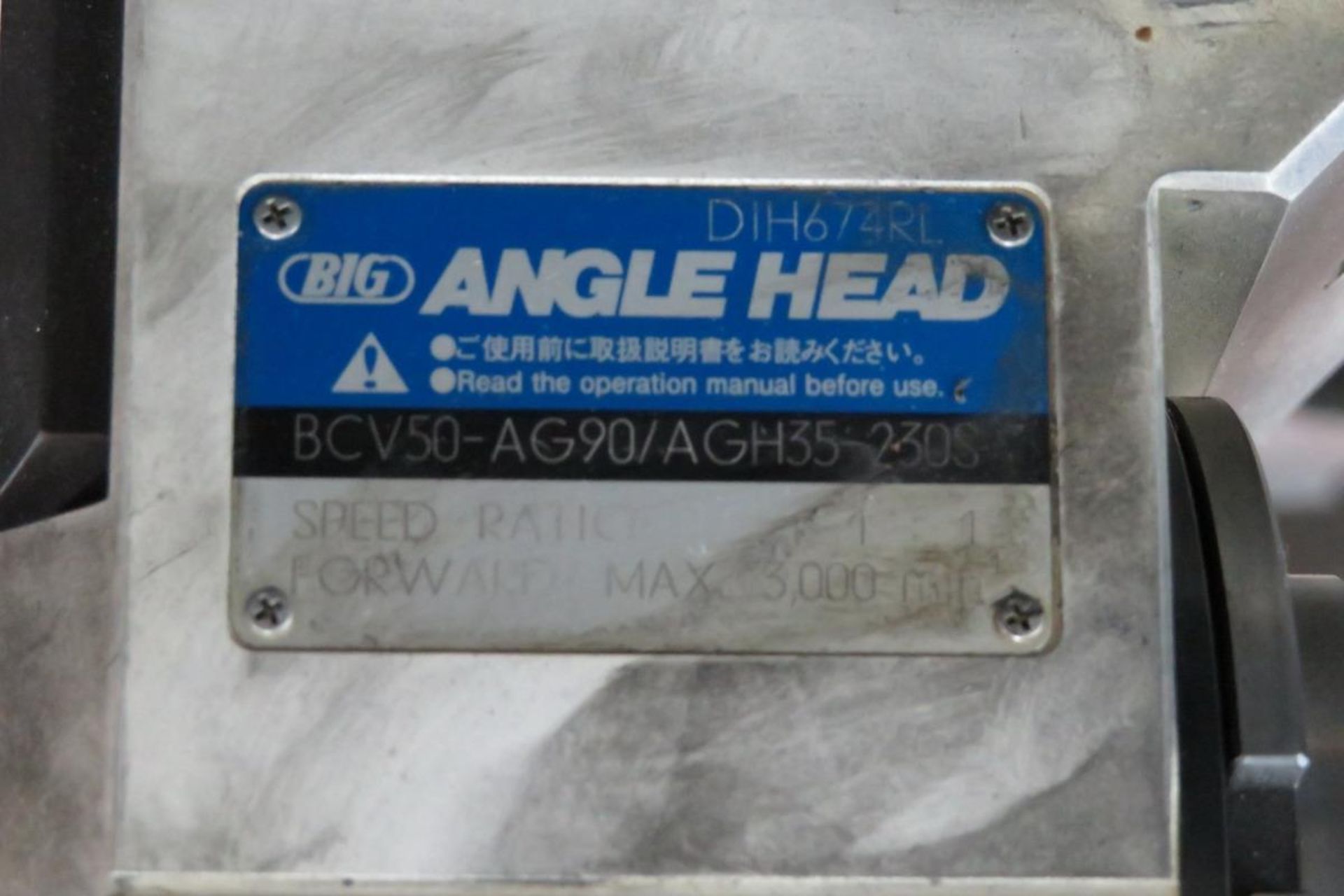BIG BCV50-AG90/AGH35-2305 Cat 50 Angle Head Live Tool Holder - Image 3 of 3