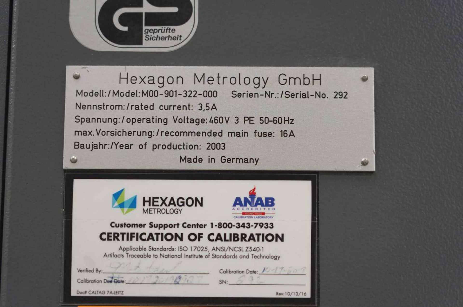 2003 Hexagon Leitz M00-901-322-000 Horizontal CMM - Image 21 of 21