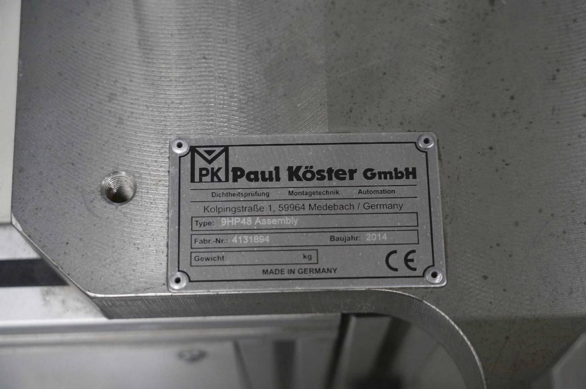 2013 Koster 1 Leak Test Station/ 2 Assembly Machines - Image 9 of 15