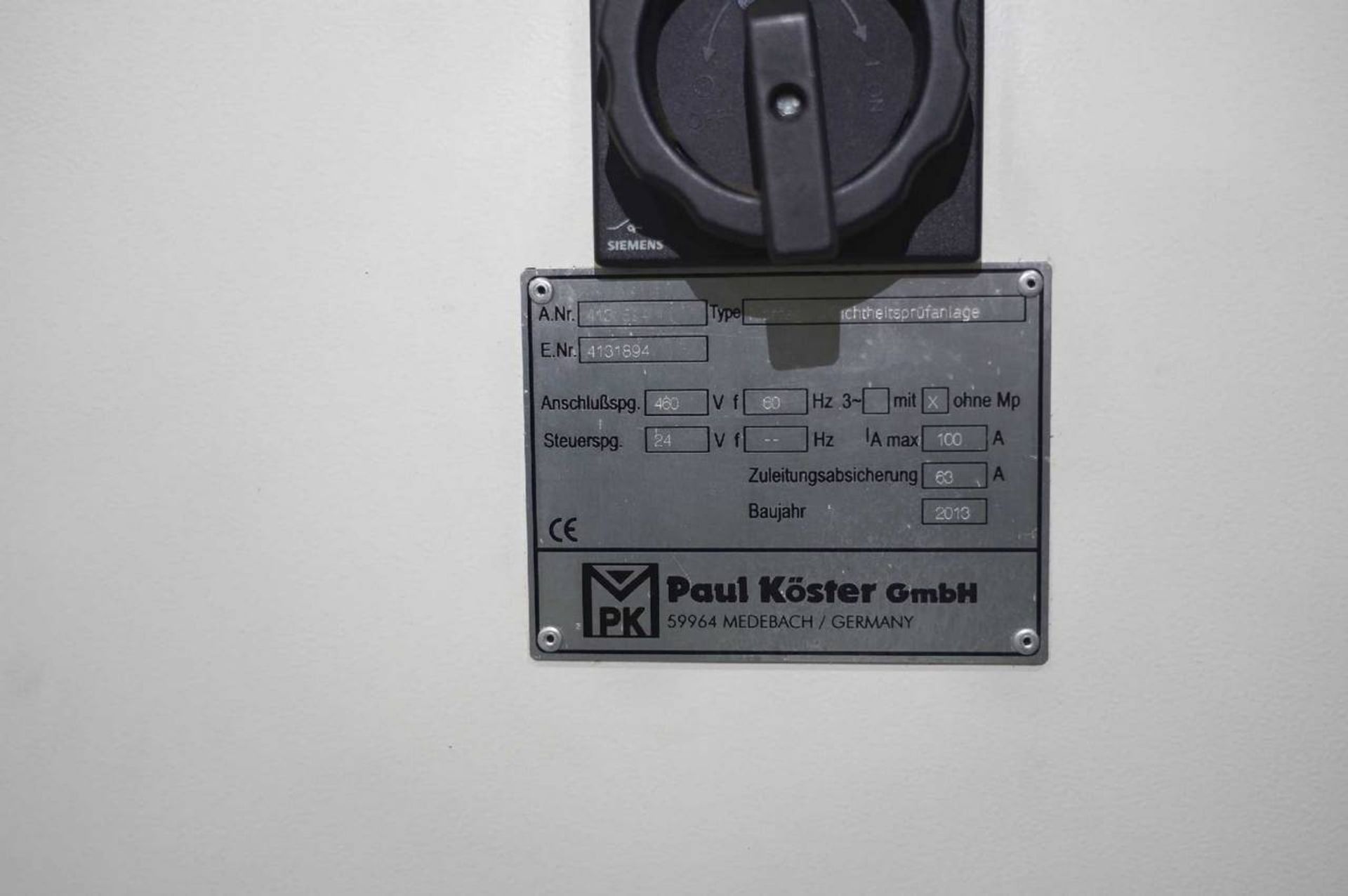 2013 Koster 1 Leak Test Station/ 2 Assembly Machines - Image 15 of 15