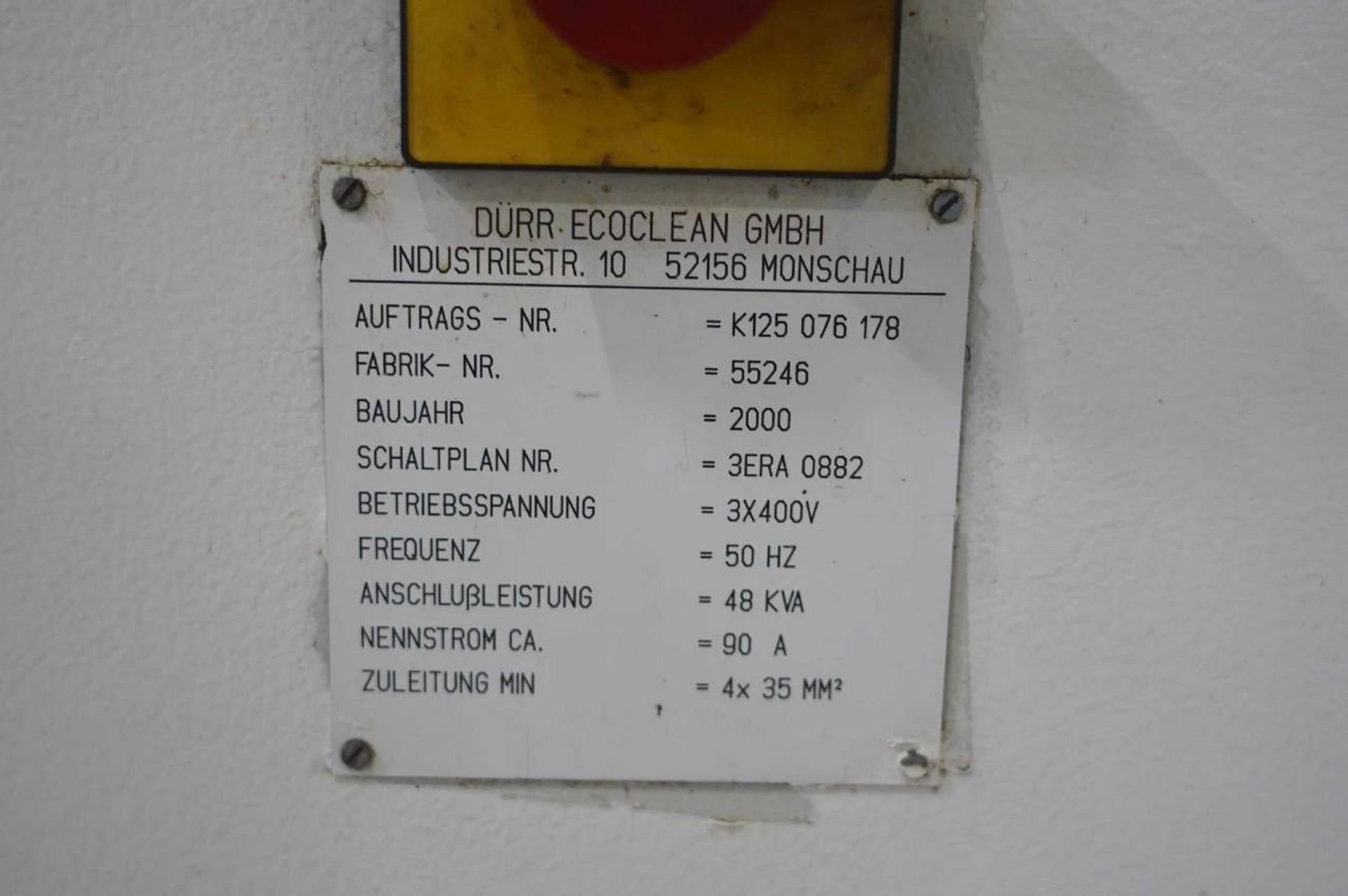 2000 Durr Ecoclean GMBH Washer - Image 10 of 10