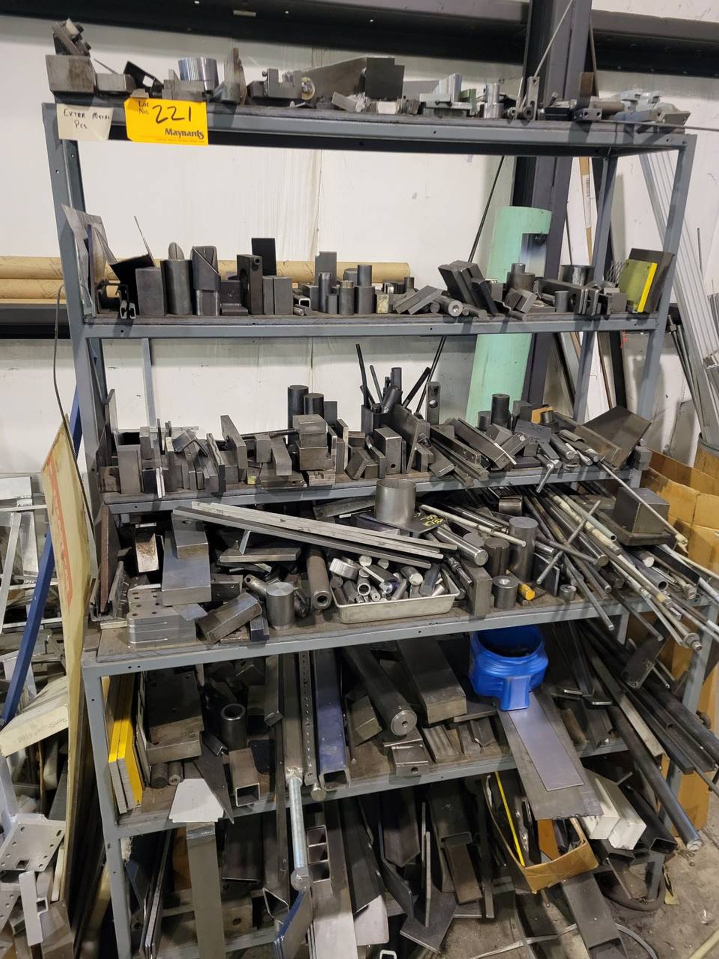 Metal shelf, tool steel,
